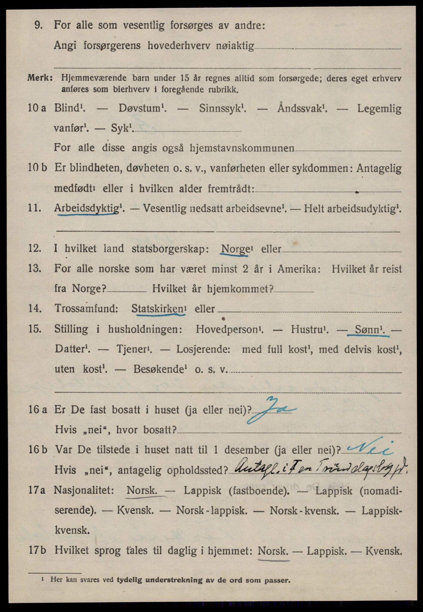 SAT, 1920 census for Roan, 1920, p. 3460