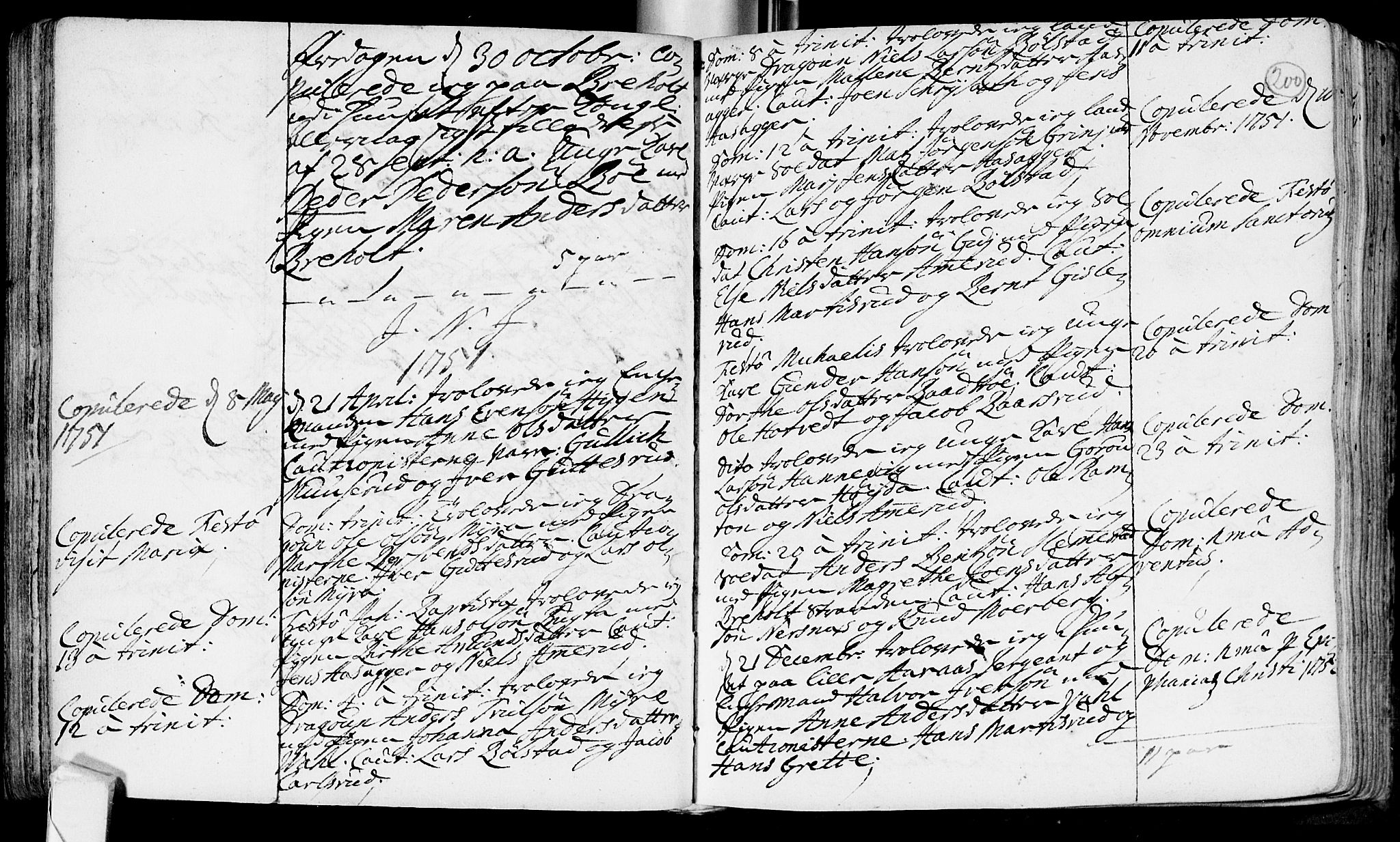 Røyken kirkebøker, SAKO/A-241/F/Fa/L0002: Parish register (official) no. 2, 1731-1782, p. 200
