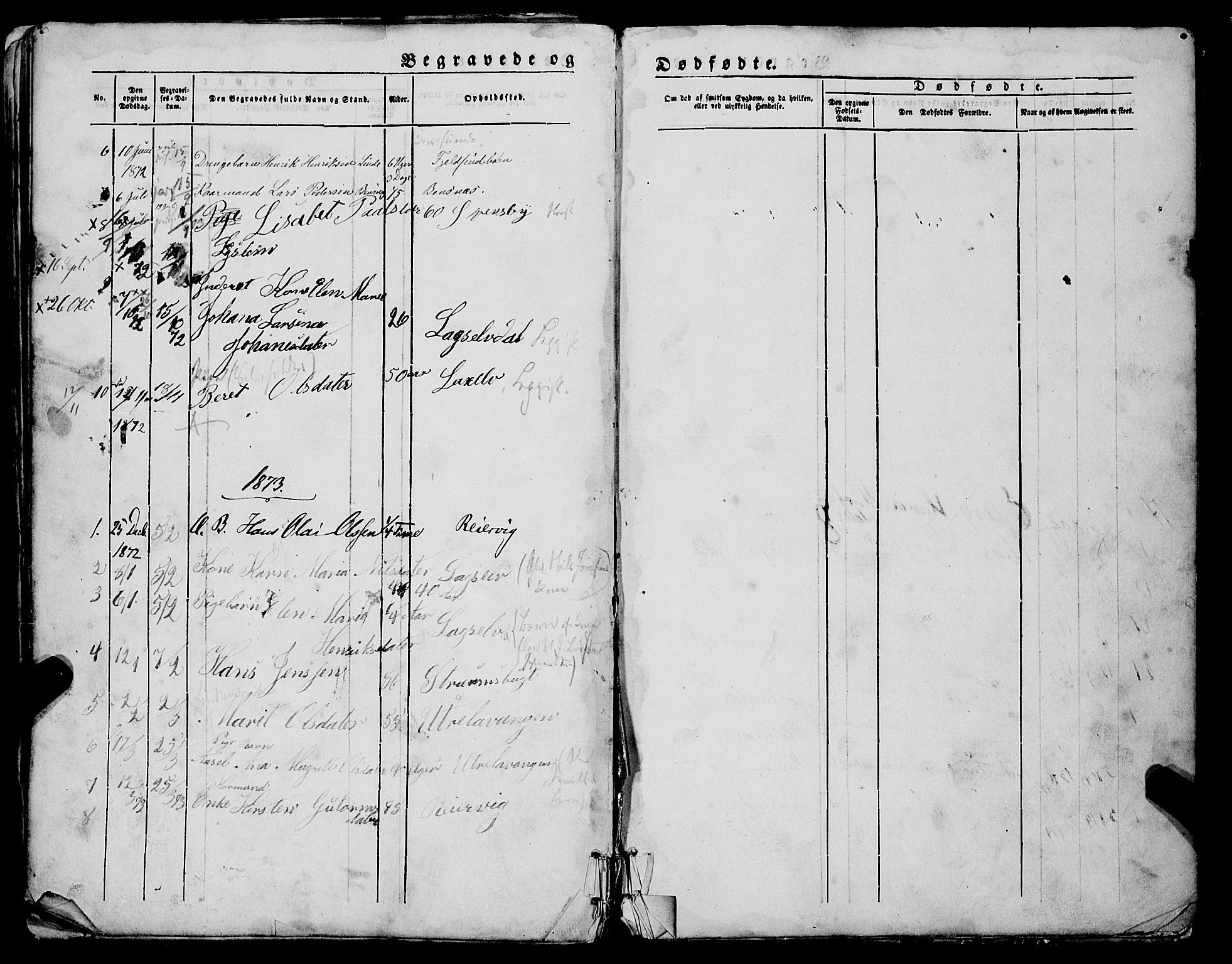 Lyngen sokneprestembete, AV/SATØ-S-1289/H/He/Heb/L0005klokker: Parish register (copy) no. 5, 1847-1882