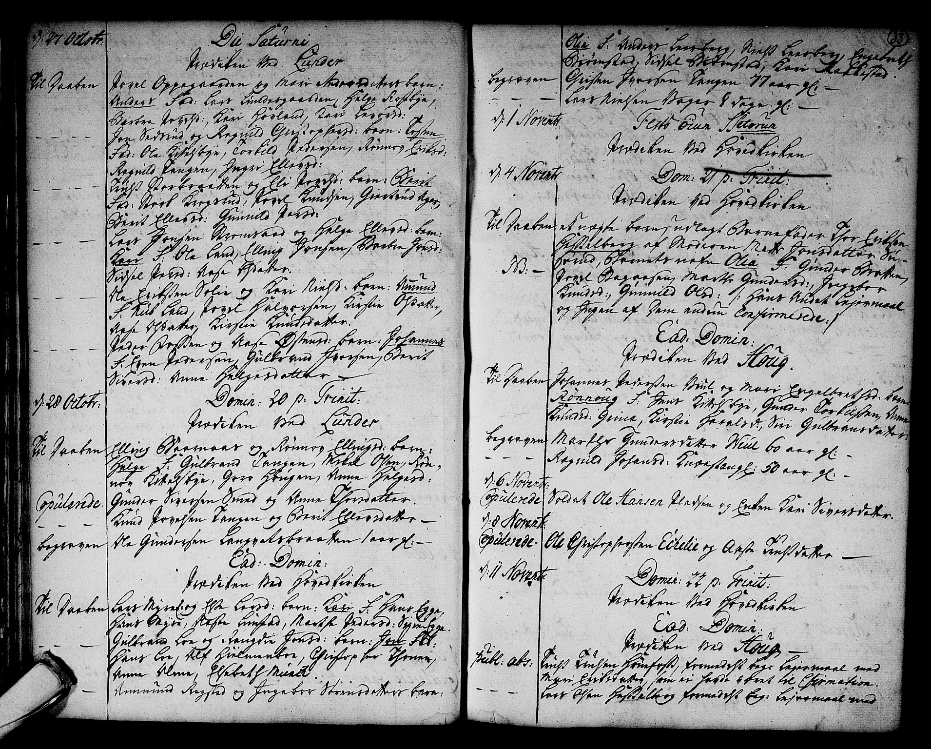 Norderhov kirkebøker, SAKO/A-237/F/Fa/L0004: Parish register (official) no. 4, 1758-1774, p. 33