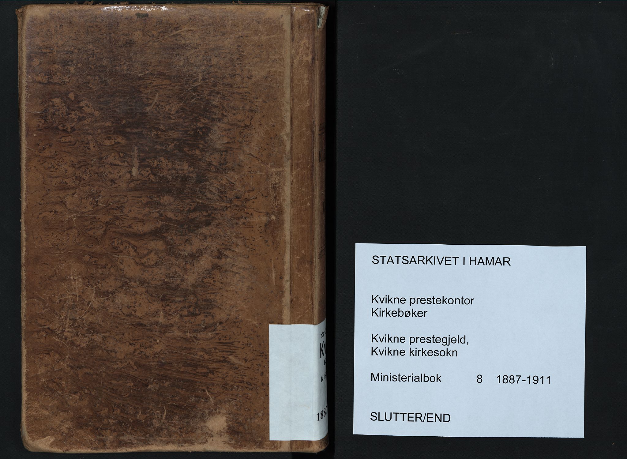 Kvikne prestekontor, AV/SAH-PREST-064/H/Ha/Haa/L0008: Parish register (official) no. 8, 1887-1911