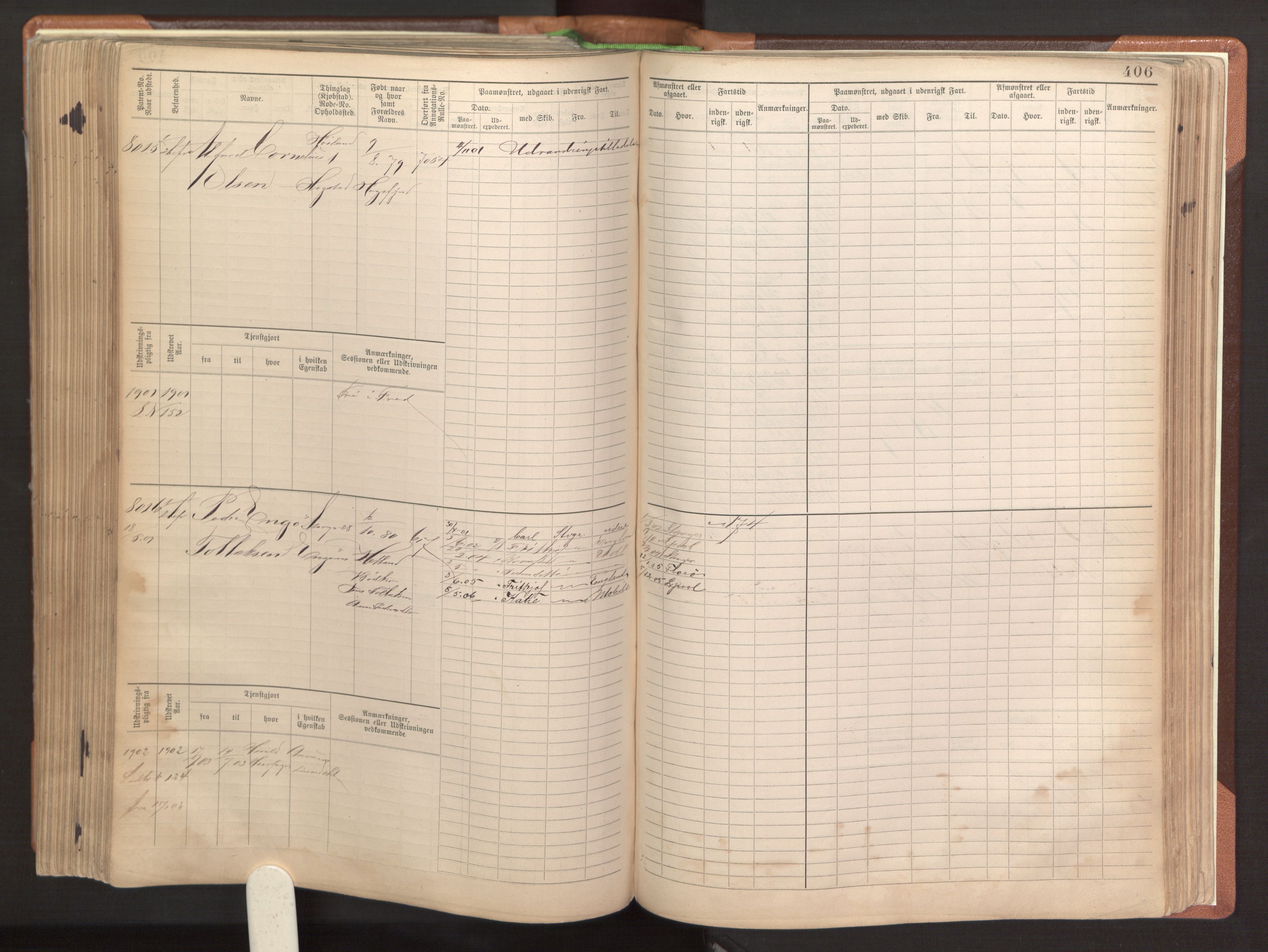 Stavanger sjømannskontor, AV/SAST-A-102006/F/Fb/Fbb/L0022: Sjøfartshovedrulle patnentnr. 7205-8160 (dublett), 1894, p. 411