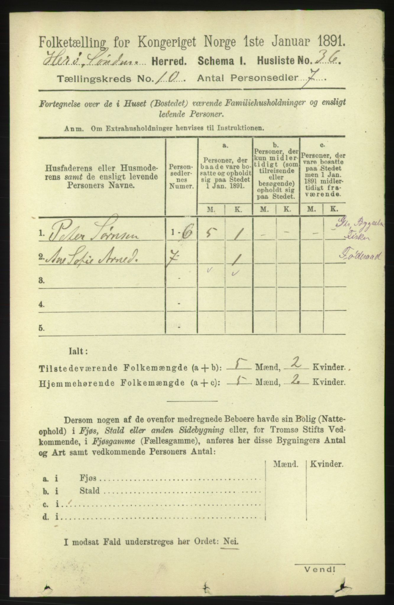 RA, 1891 census for 1515 Herøy, 1891, p. 3703