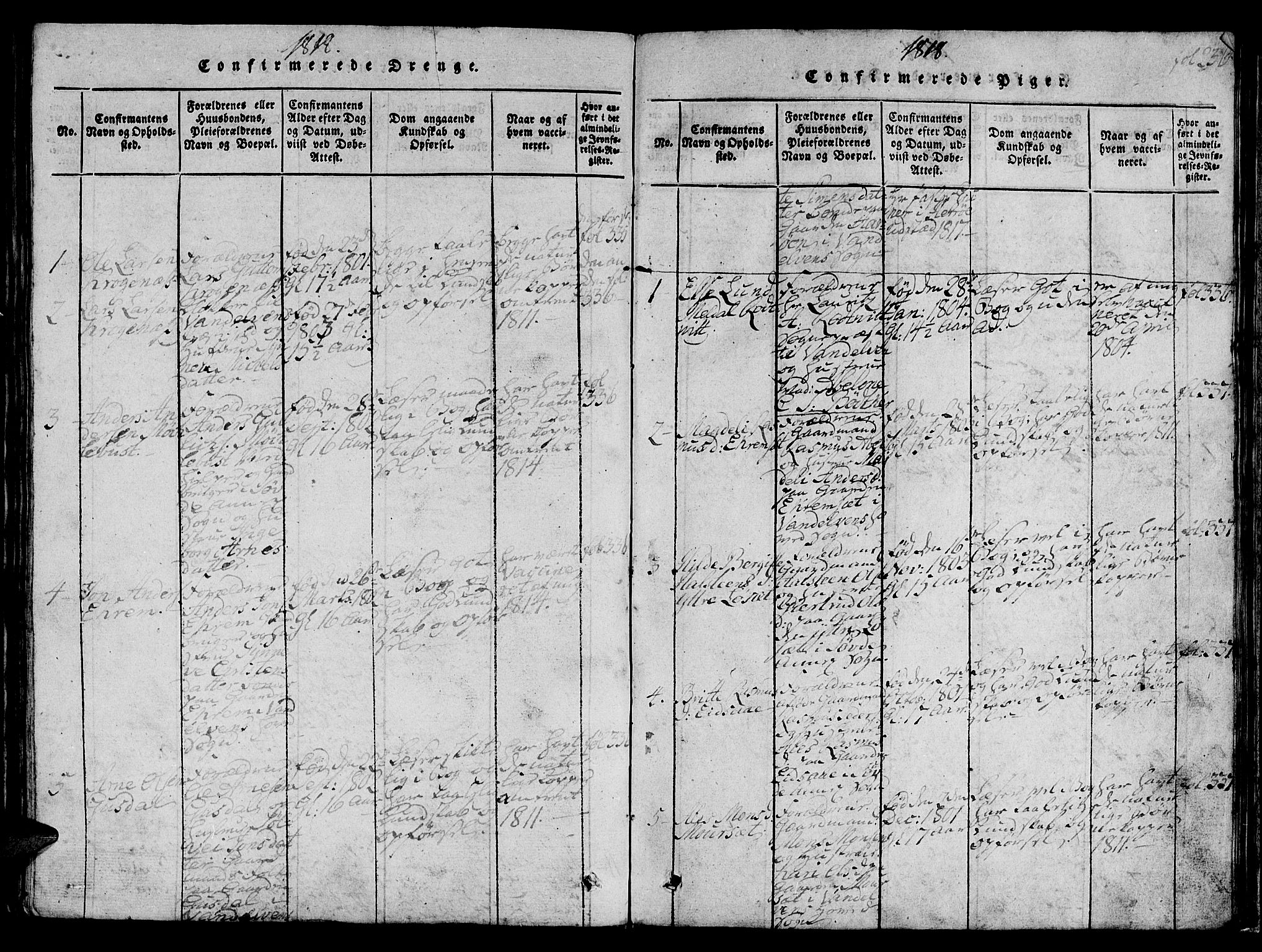 Ministerialprotokoller, klokkerbøker og fødselsregistre - Møre og Romsdal, AV/SAT-A-1454/501/L0004: Parish register (official) no. 501A04, 1816-1831, p. 236