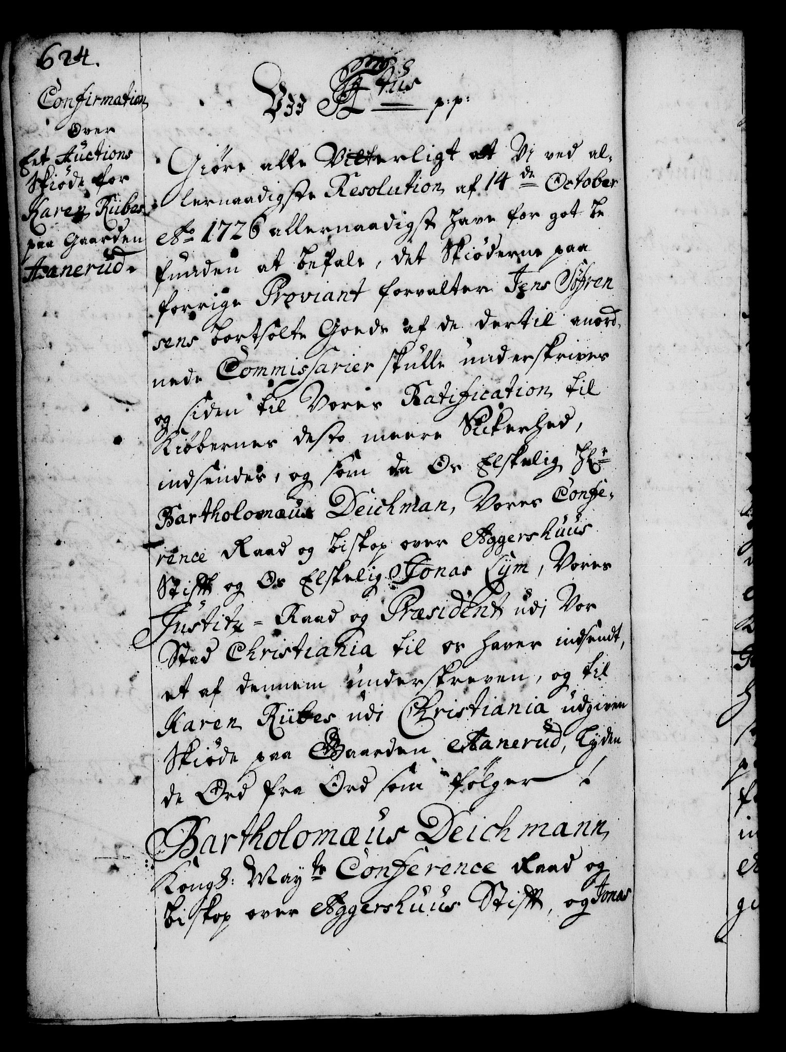 Rentekammeret, Kammerkanselliet, RA/EA-3111/G/Gg/Gga/L0002: Norsk ekspedisjonsprotokoll med register (merket RK 53.2), 1723-1727, p. 624
