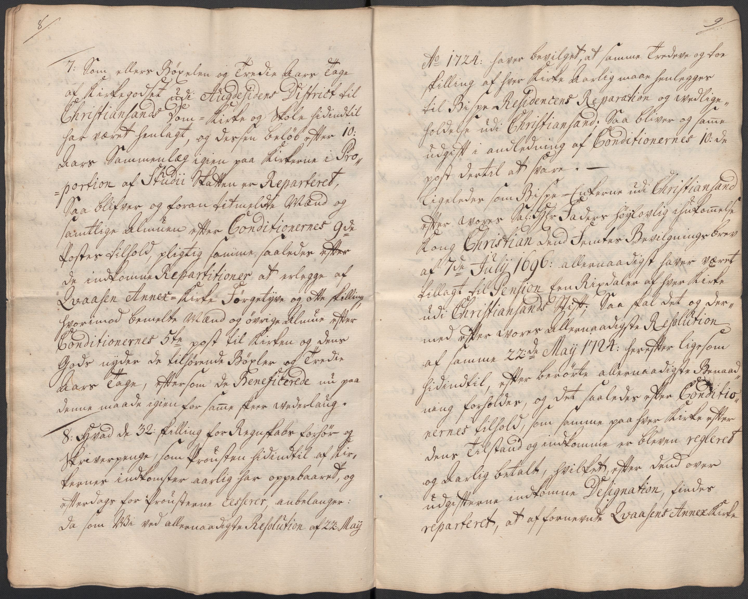 Riksarkivets diplomsamling, AV/RA-EA-5965/F15/L0032: Prestearkiv Vest-Agder, 1652-1741, p. 107
