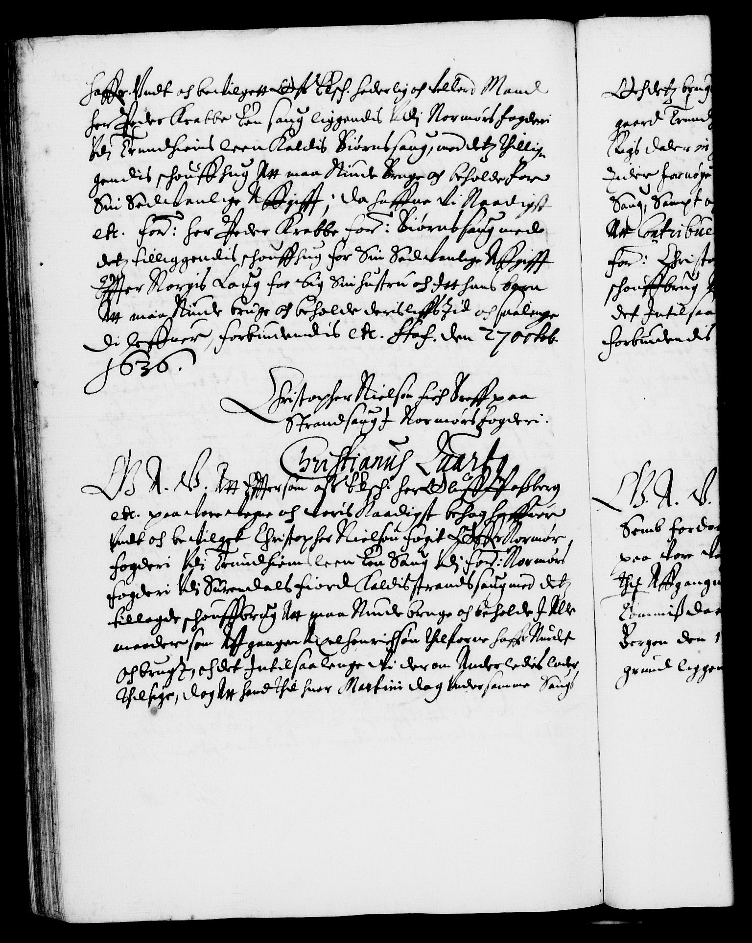 Danske Kanselli 1572-1799, AV/RA-EA-3023/F/Fc/Fca/Fcaa/L0005: Norske registre (mikrofilm), 1631-1636, p. 406b