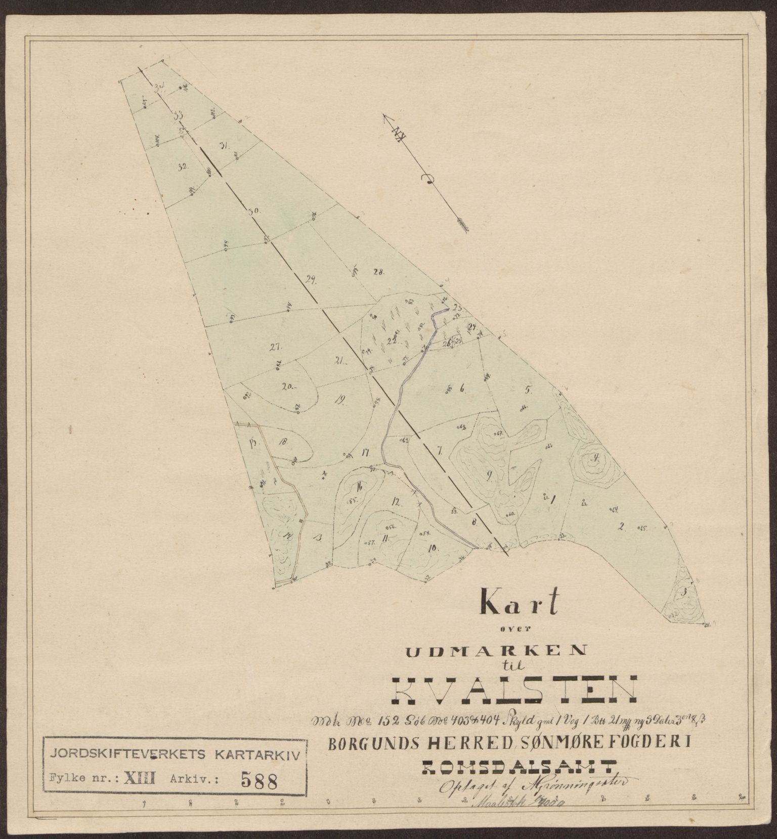 Jordskifteverkets kartarkiv, AV/RA-S-3929/T, 1859-1988, p. 752