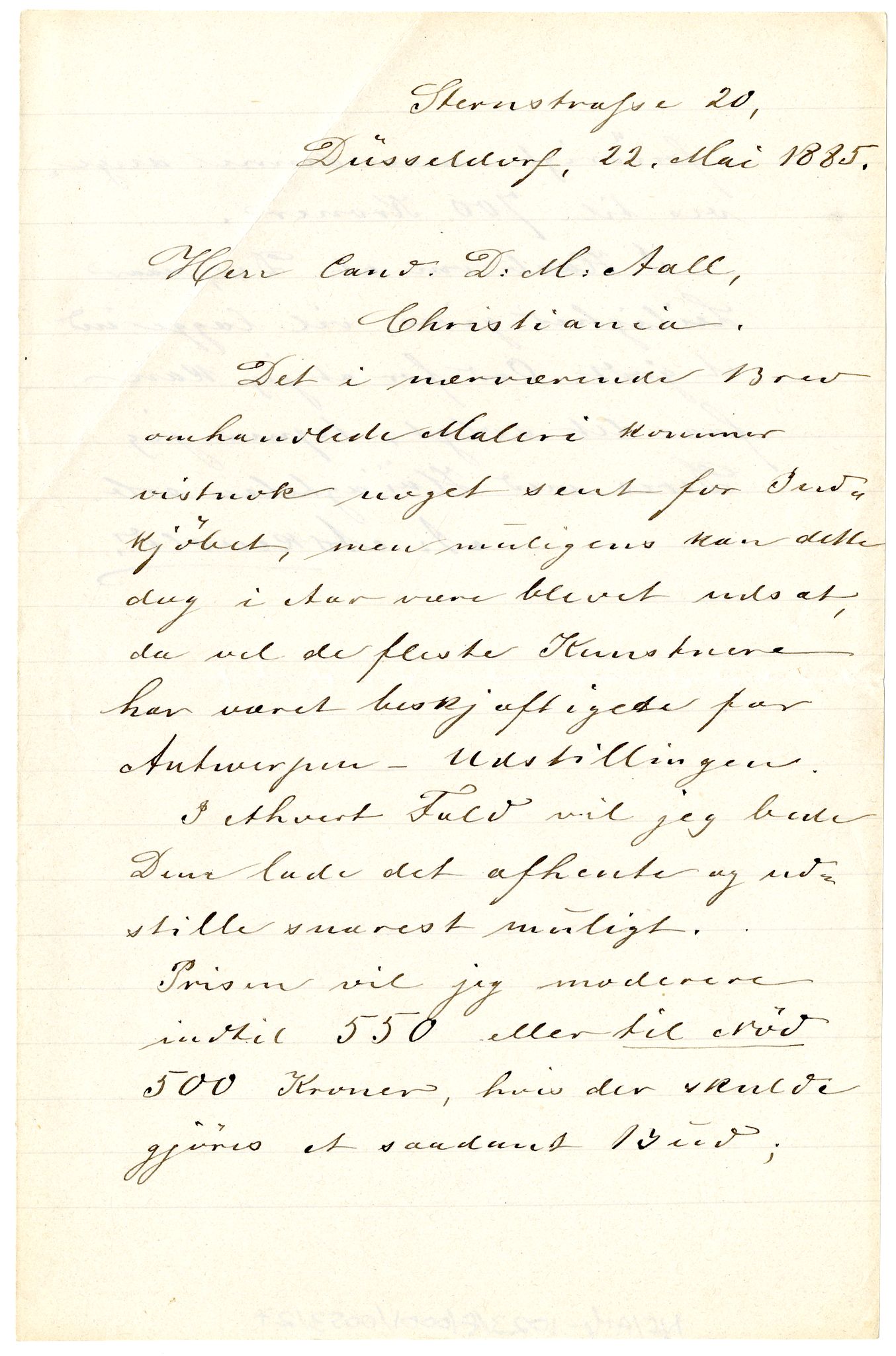 Diderik Maria Aalls brevsamling, NF/Ark-1023/F/L0001: D.M. Aalls brevsamling. A - B, 1738-1889, p. 638