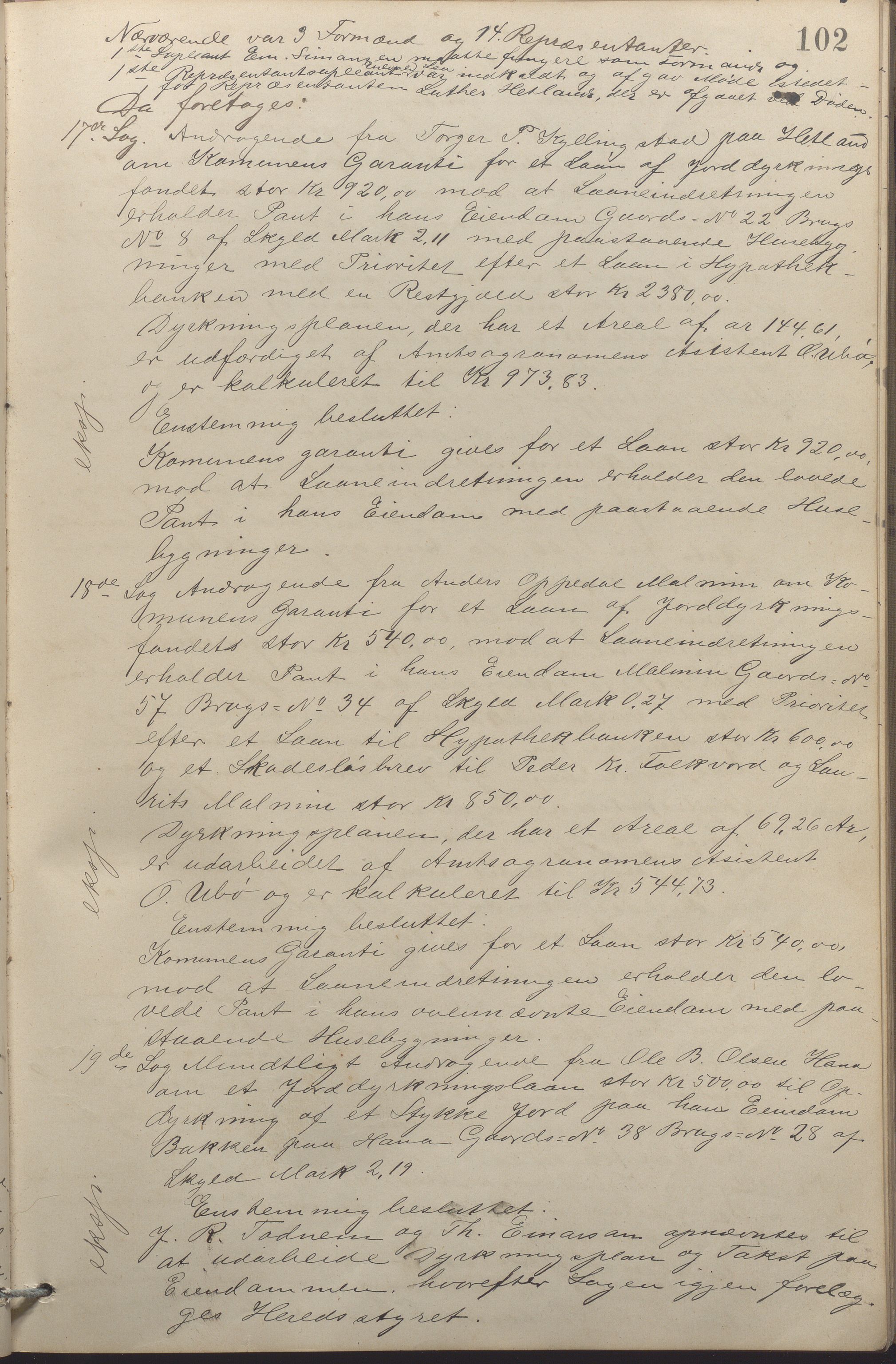 Høyland kommune - Formannskapet, IKAR/K-100046/Aa/L0004: Møtebok, 1895-1904, p. 102a