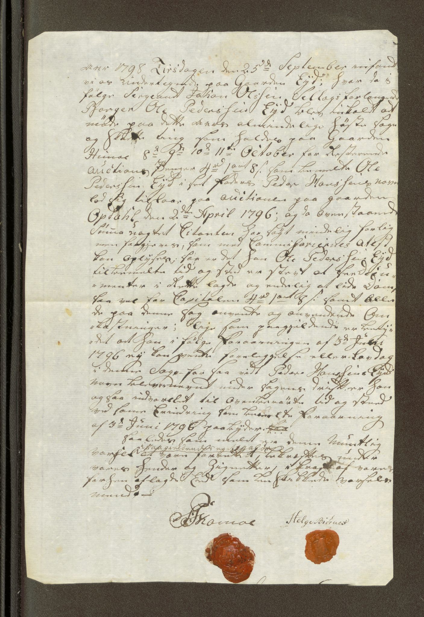 Namdal sorenskriveri, SAT/A-4133/1/1/1O/1Oa/L0007: Sivile og offentlige saker, 1798, p. 335