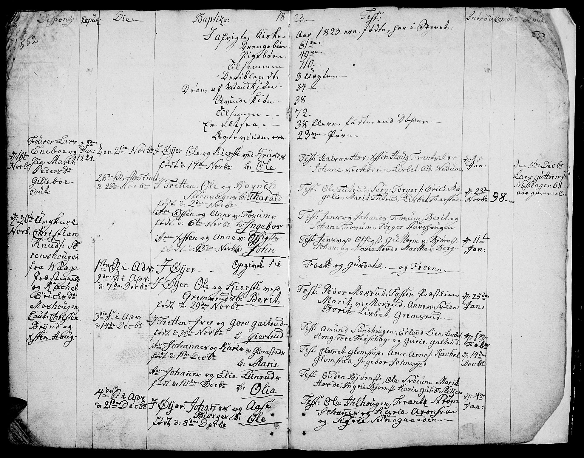 Øyer prestekontor, AV/SAH-PREST-084/H/Ha/Haa/L0003: Parish register (official) no. 3, 1784-1824, p. 552-553