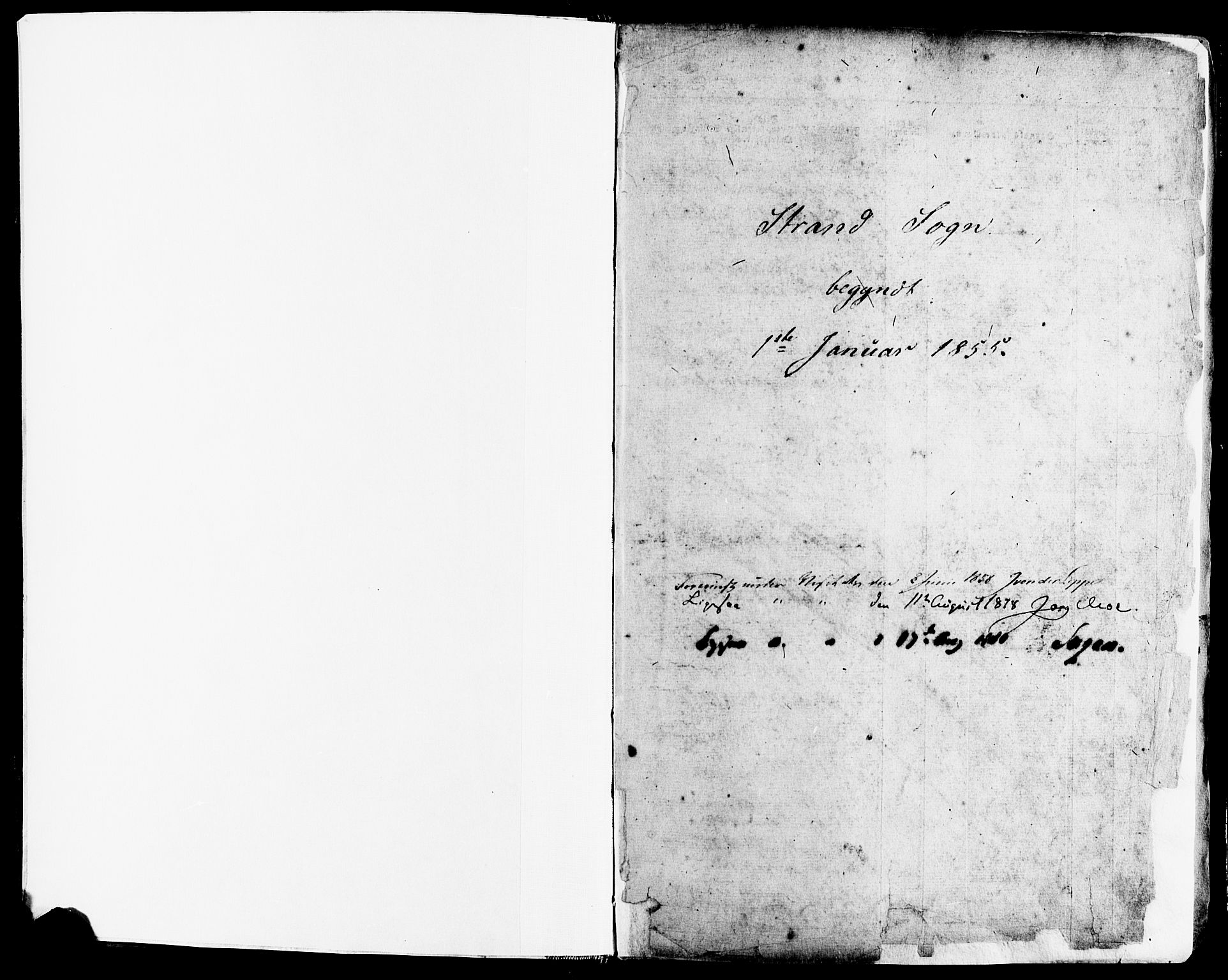 Strand sokneprestkontor, SAST/A-101828/H/Ha/Haa/L0007: Parish register (official) no. A 7, 1855-1881