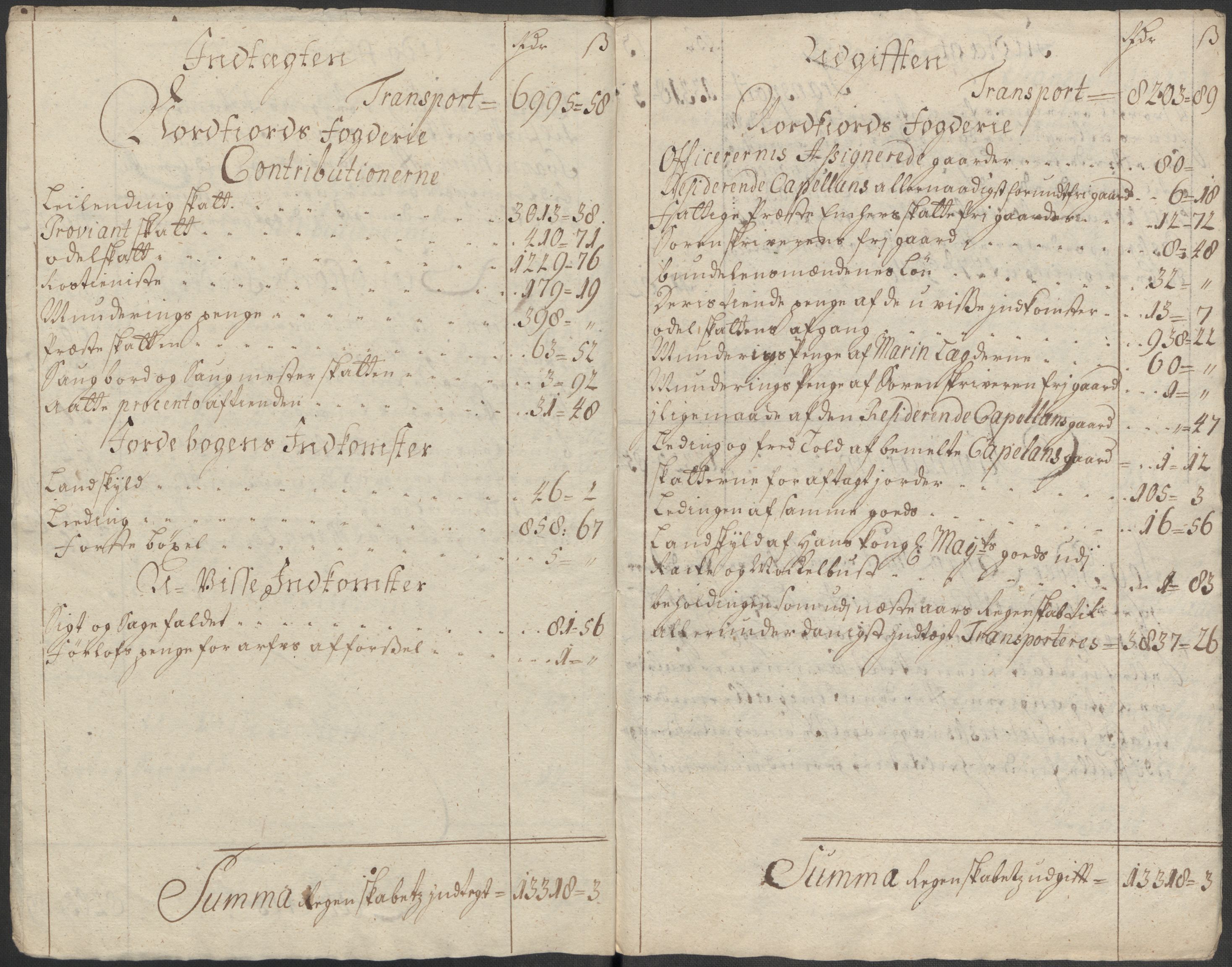 Rentekammeret inntil 1814, Reviderte regnskaper, Fogderegnskap, AV/RA-EA-4092/R53/L3435: Fogderegnskap Sunn- og Nordfjord, 1712, p. 42