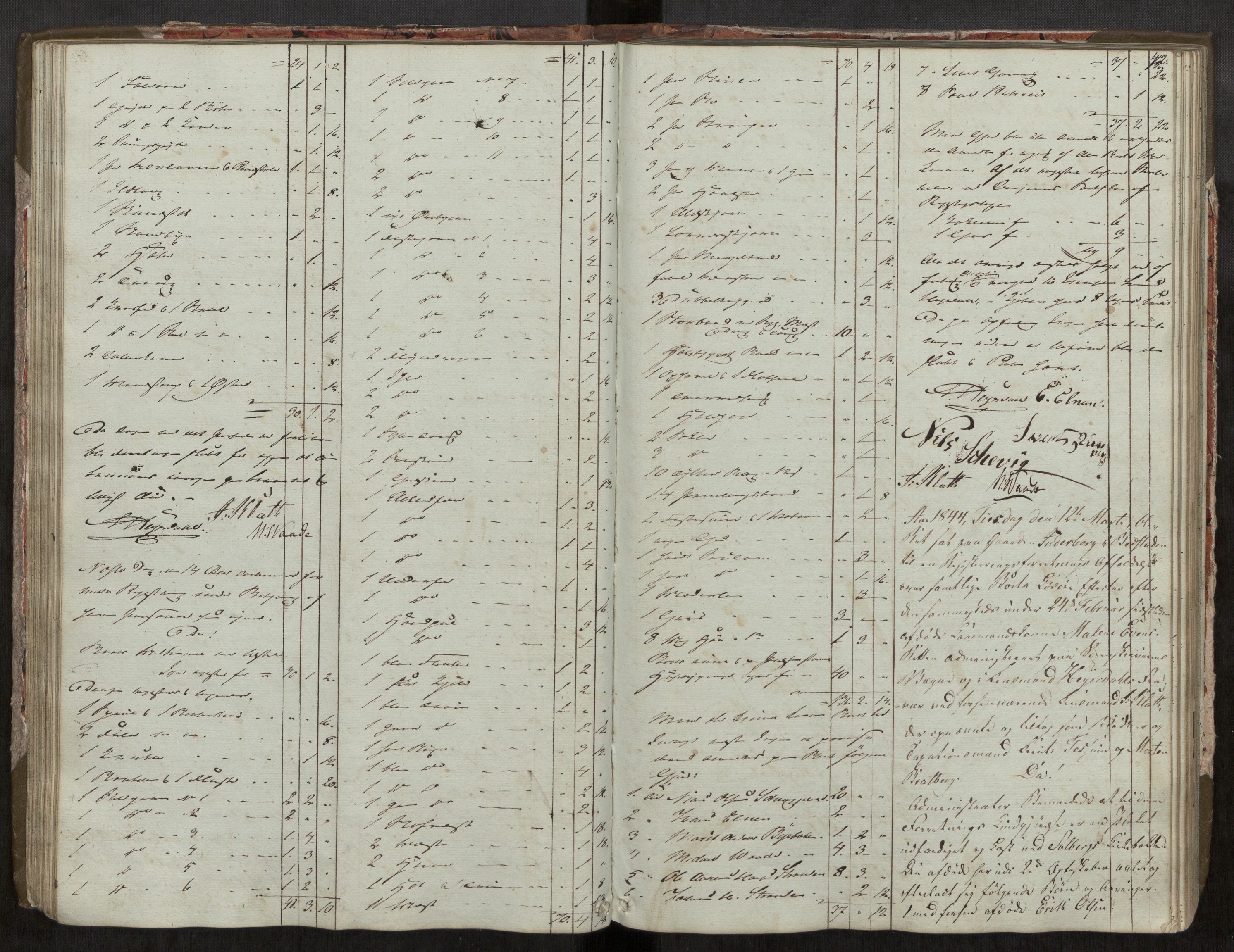 Inderøy sorenskriveri, AV/SAT-A-4147/1/3/3C/3Ca/L0003: Skifteregistreringsprotokoll, 1841-1852, p. 42