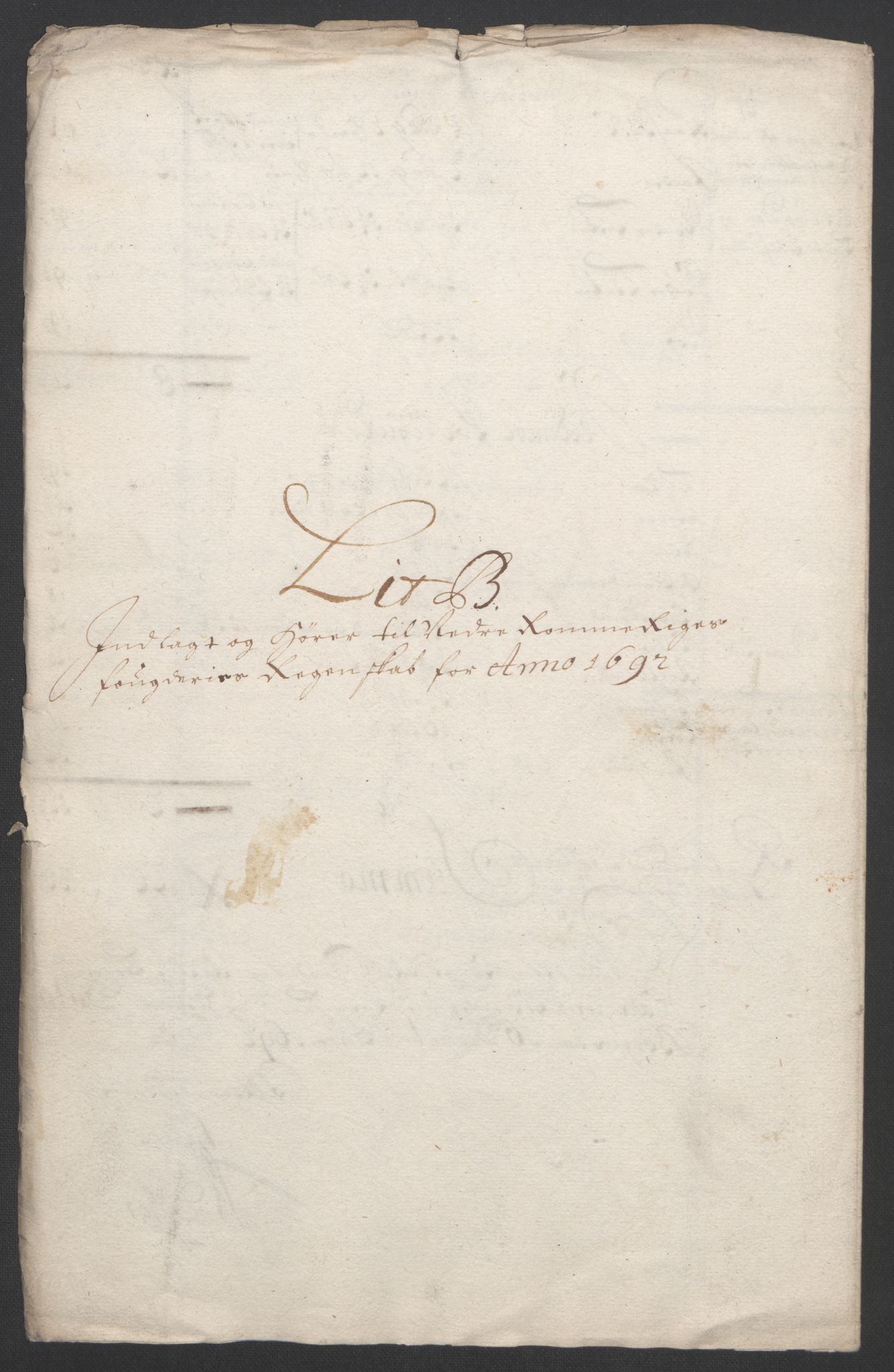 Rentekammeret inntil 1814, Reviderte regnskaper, Fogderegnskap, AV/RA-EA-4092/R11/L0577: Fogderegnskap Nedre Romerike, 1692, p. 39