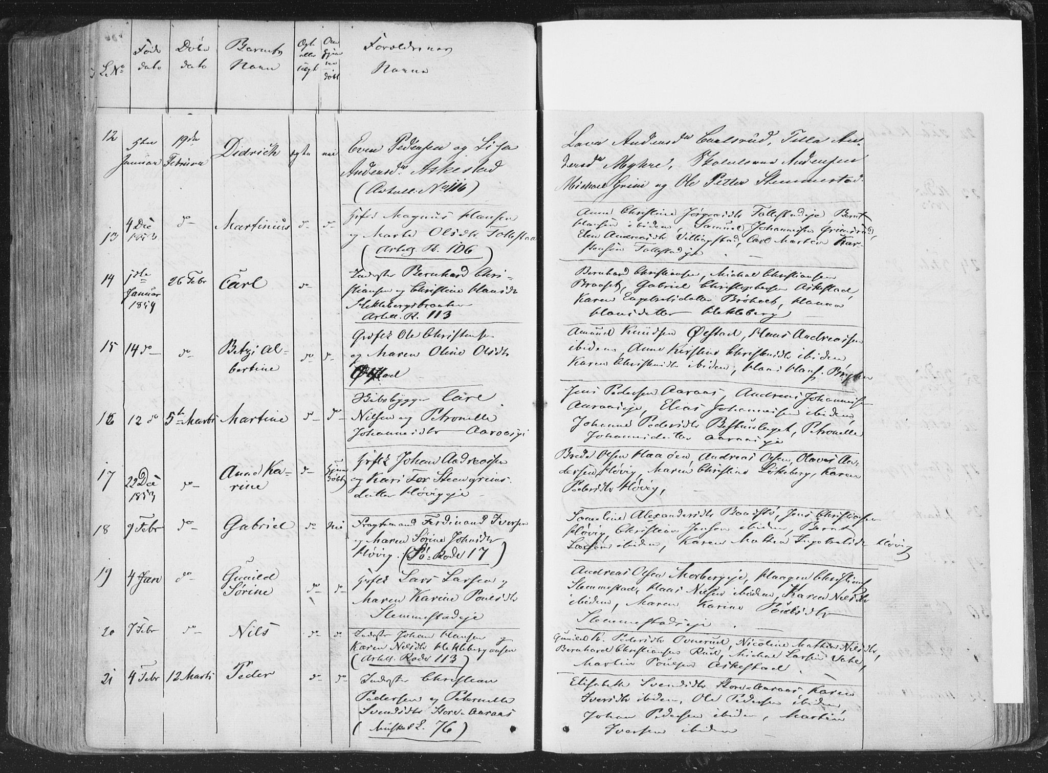 Røyken kirkebøker, AV/SAKO-A-241/F/Fa/L0005: Parish register (official) no. 5, 1833-1856, p. 289