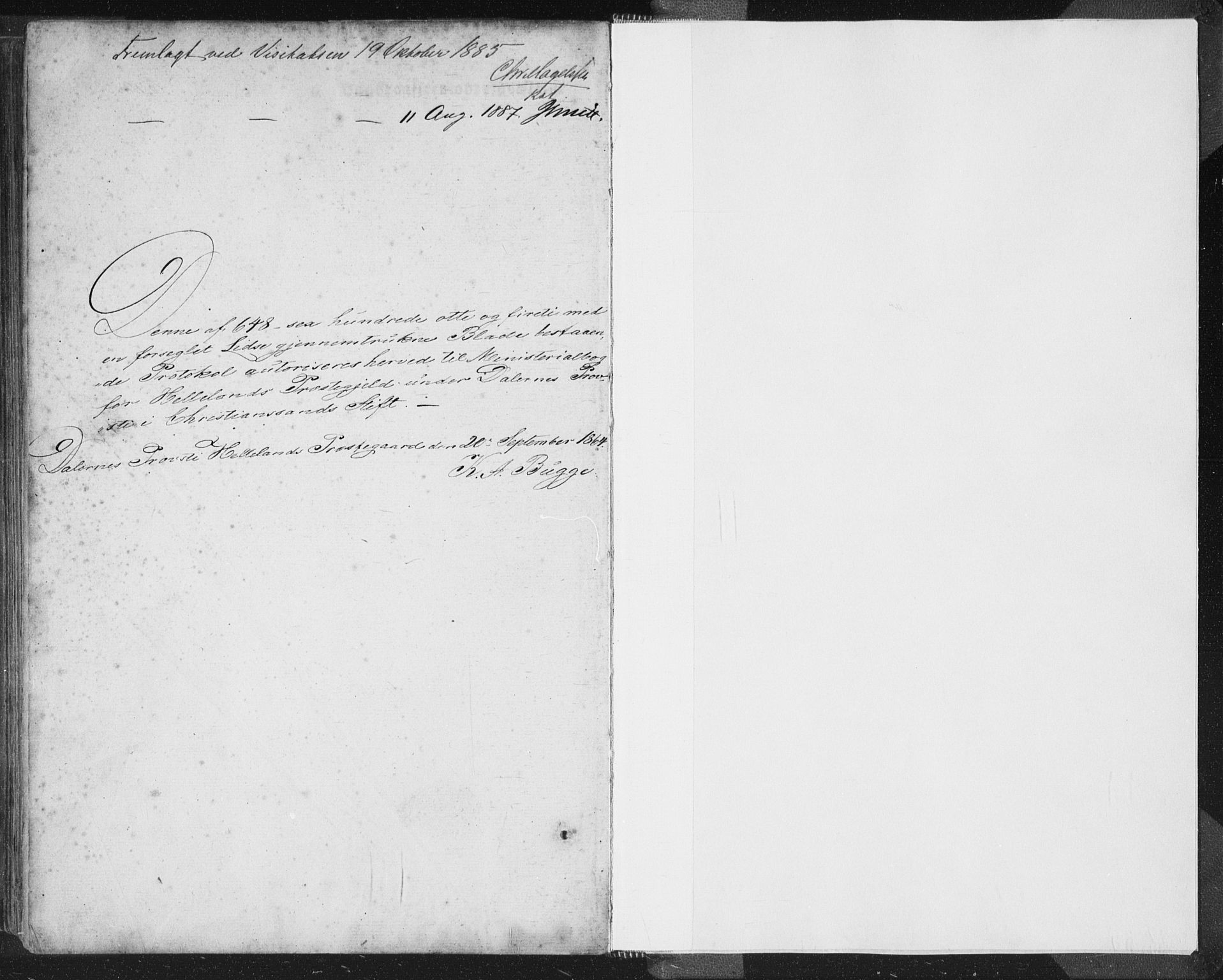 Helleland sokneprestkontor, AV/SAST-A-101810/S05/L0009: Parish register (official) no. A 7.2, 1863-1886