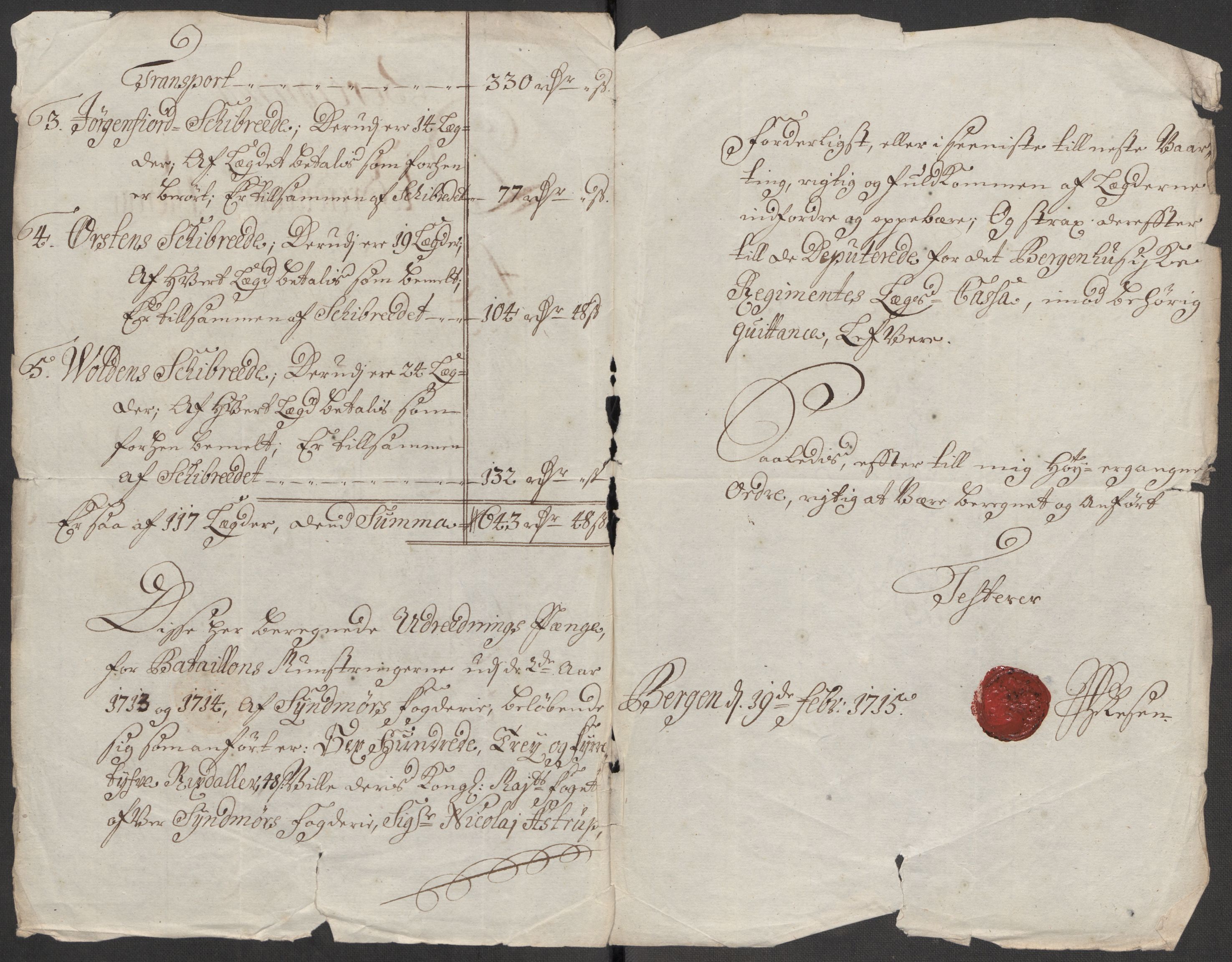Rentekammeret inntil 1814, Reviderte regnskaper, Fogderegnskap, RA/EA-4092/R54/L3566: Fogderegnskap Sunnmøre, 1714, p. 107
