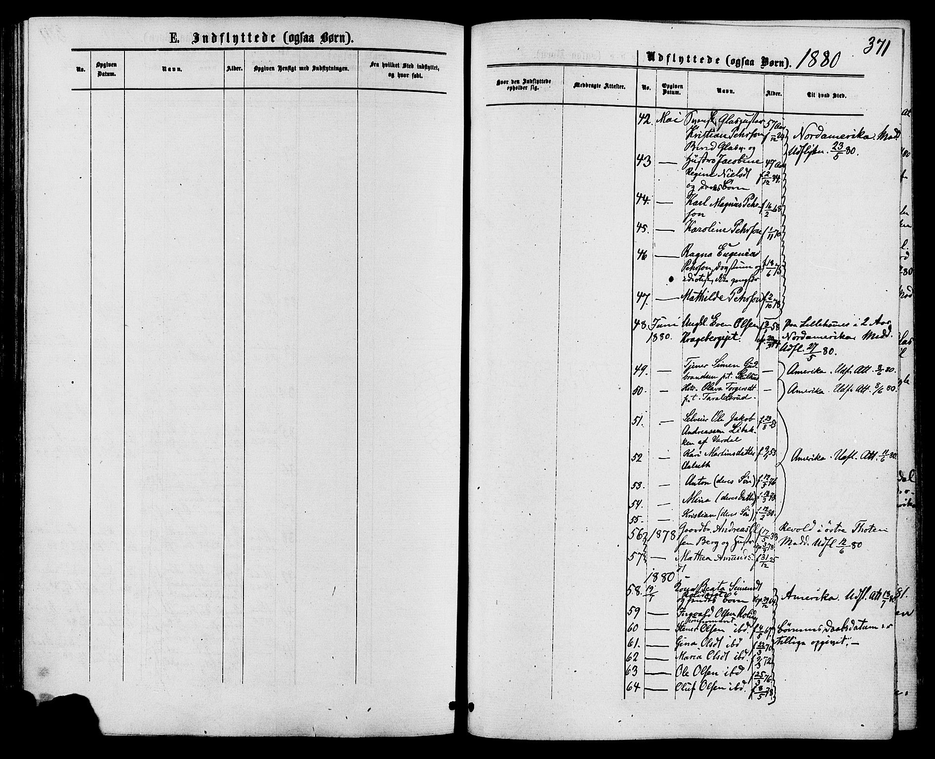 Biri prestekontor, SAH/PREST-096/H/Ha/Haa/L0006: Parish register (official) no. 6, 1877-1886, p. 371