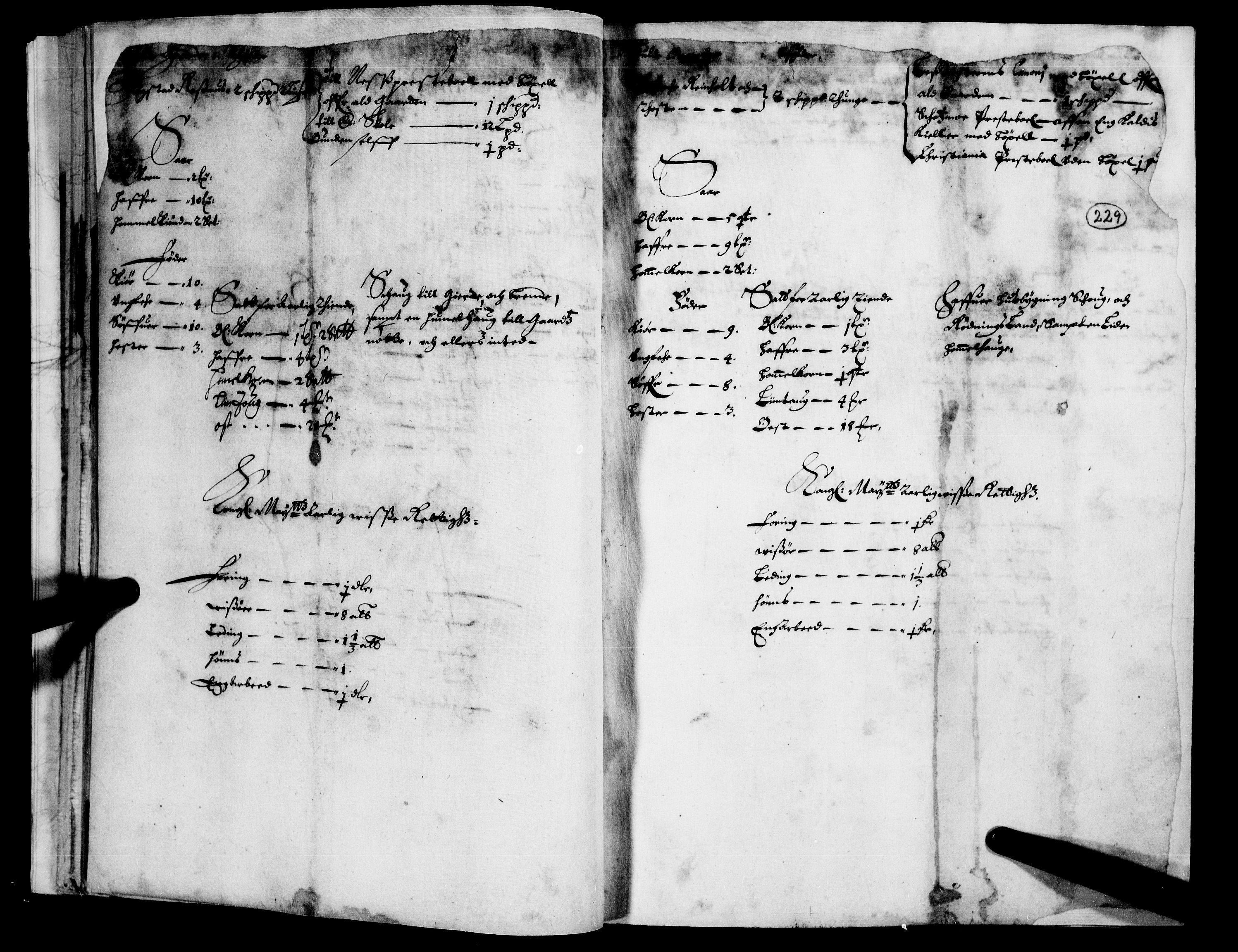 Rentekammeret inntil 1814, Realistisk ordnet avdeling, AV/RA-EA-4070/N/Nb/Nba/L0008: Nedre Romerike fogderi, 2. del, 1666, p. 228b-229a