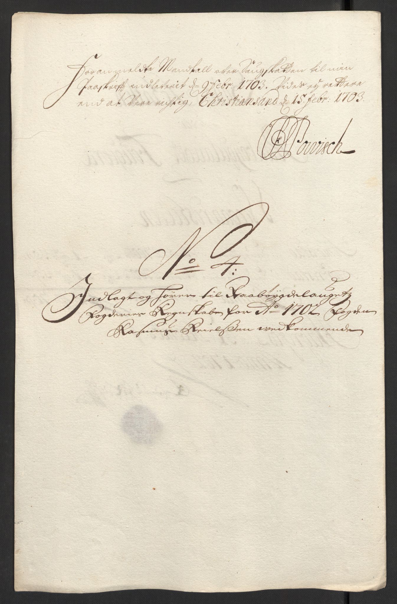 Rentekammeret inntil 1814, Reviderte regnskaper, Fogderegnskap, RA/EA-4092/R40/L2446: Fogderegnskap Råbyggelag, 1700-1702, p. 302