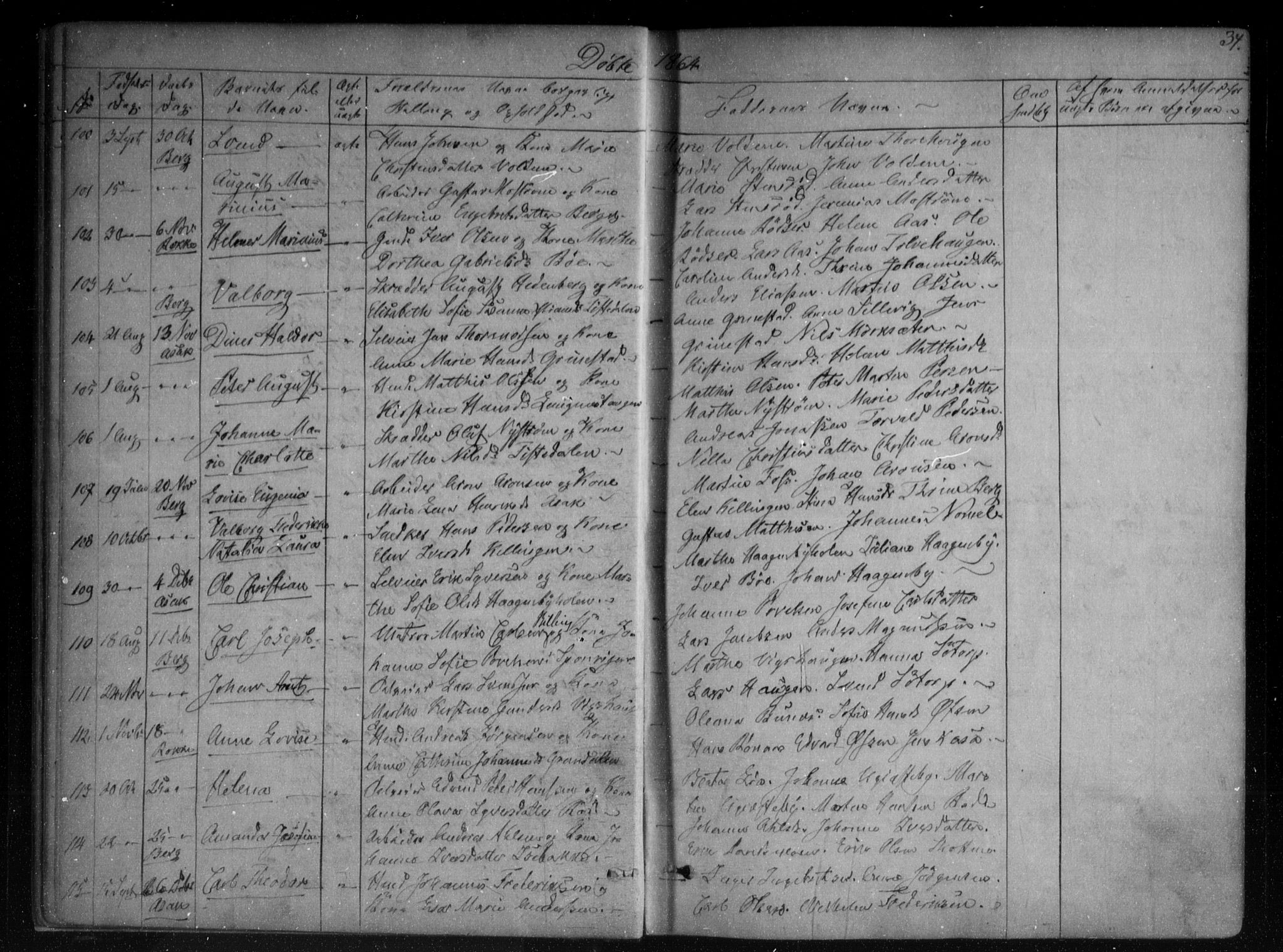 Berg prestekontor Kirkebøker, AV/SAO-A-10902/F/Fa/L0005: Parish register (official) no. I 5, 1861-1877, p. 34