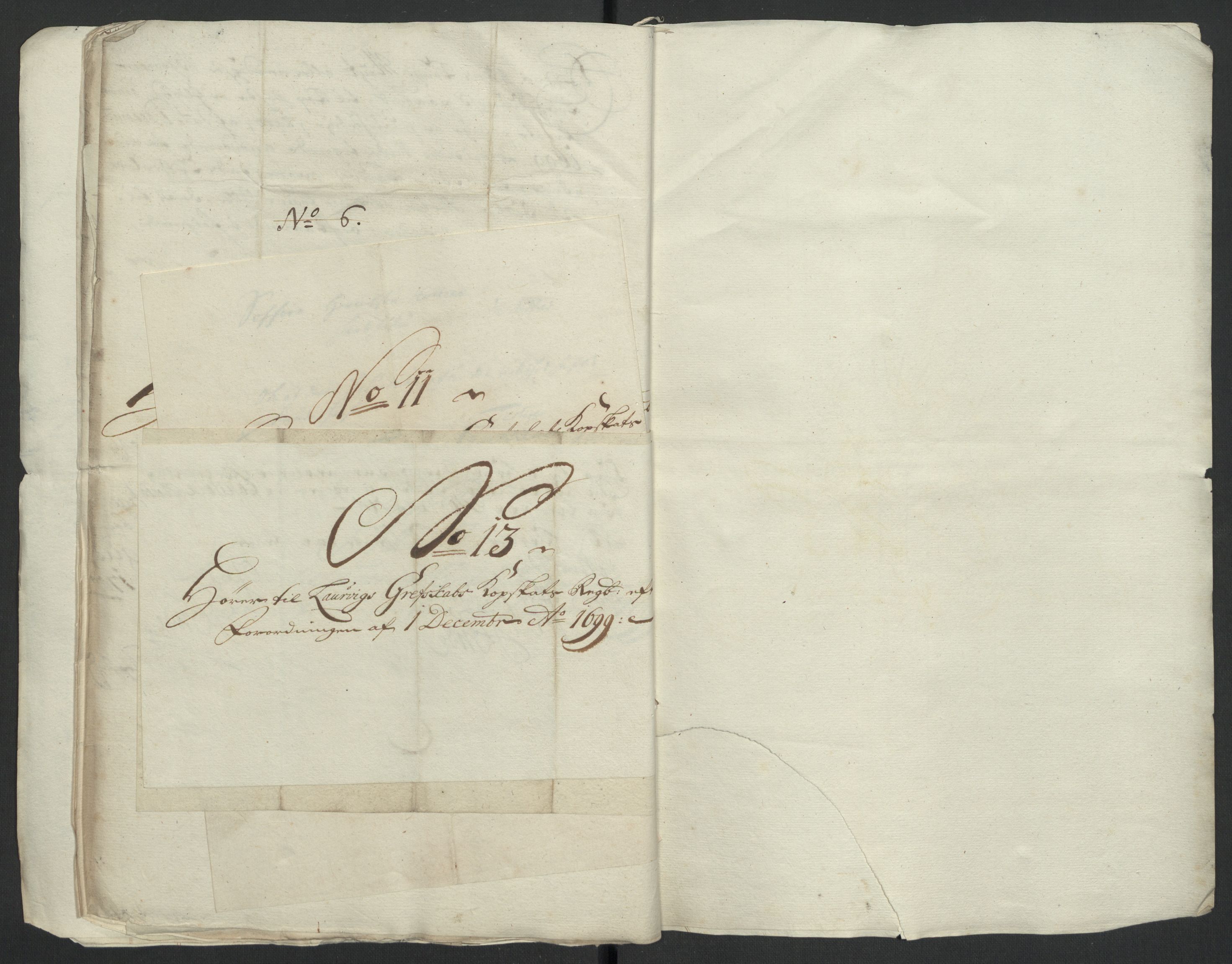 Rentekammeret inntil 1814, Reviderte regnskaper, Fogderegnskap, AV/RA-EA-4092/R33/L1976: Fogderegnskap Larvik grevskap, 1698-1701, p. 304