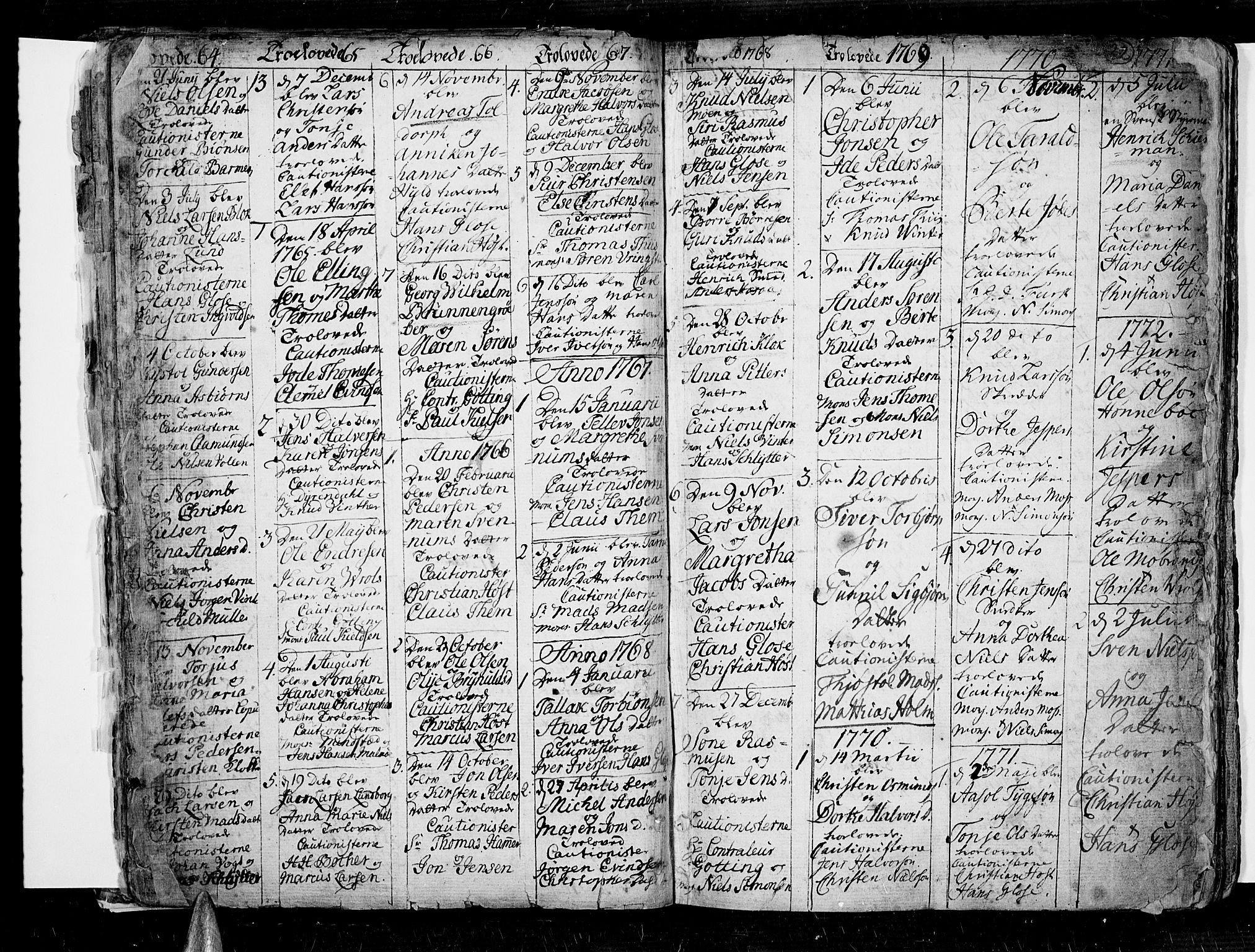 Risør sokneprestkontor, SAK/1111-0035/F/Fb/L0002: Parish register (copy) no. B 2, 1747-1812, p. 21