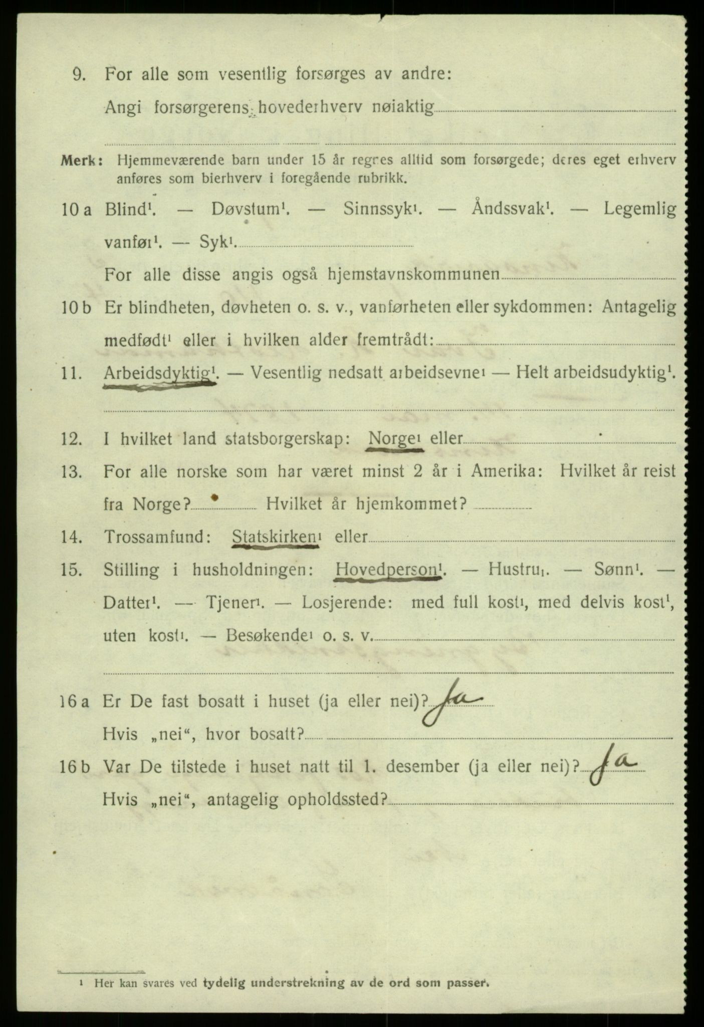 SAB, 1920 census for Kinsarvik, 1920, p. 1791