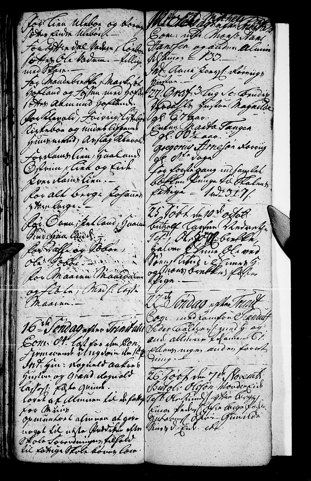 Vik sokneprestembete, AV/SAB-A-81501/H/Haa/Haaa/L0001: Parish register (official) no. A 1 / 3, 1727-1740