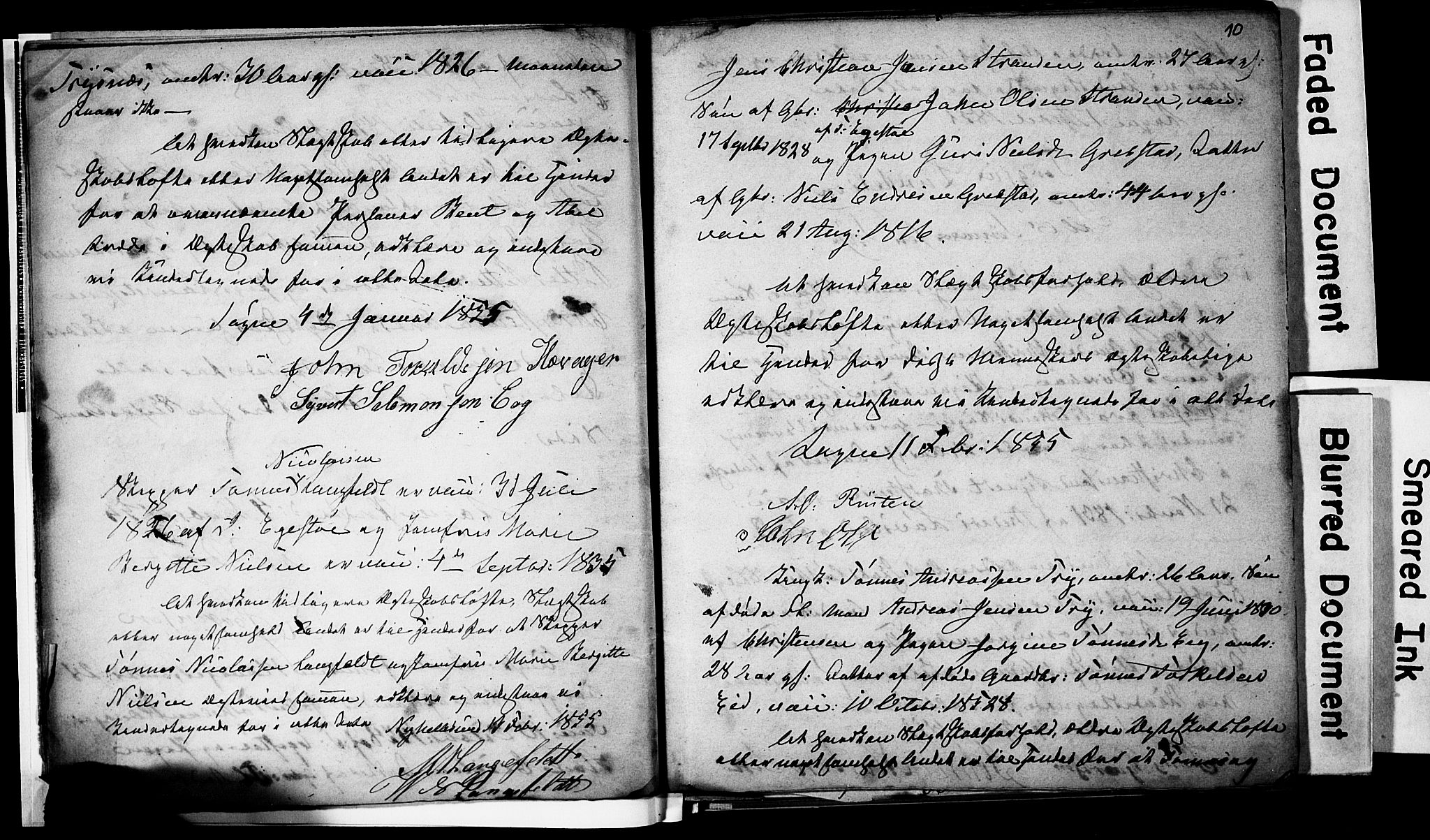 Søgne sokneprestkontor, SAK/1111-0037/F/Fe/L0001: Banns register no. A III 1, 1853-1870, p. 10