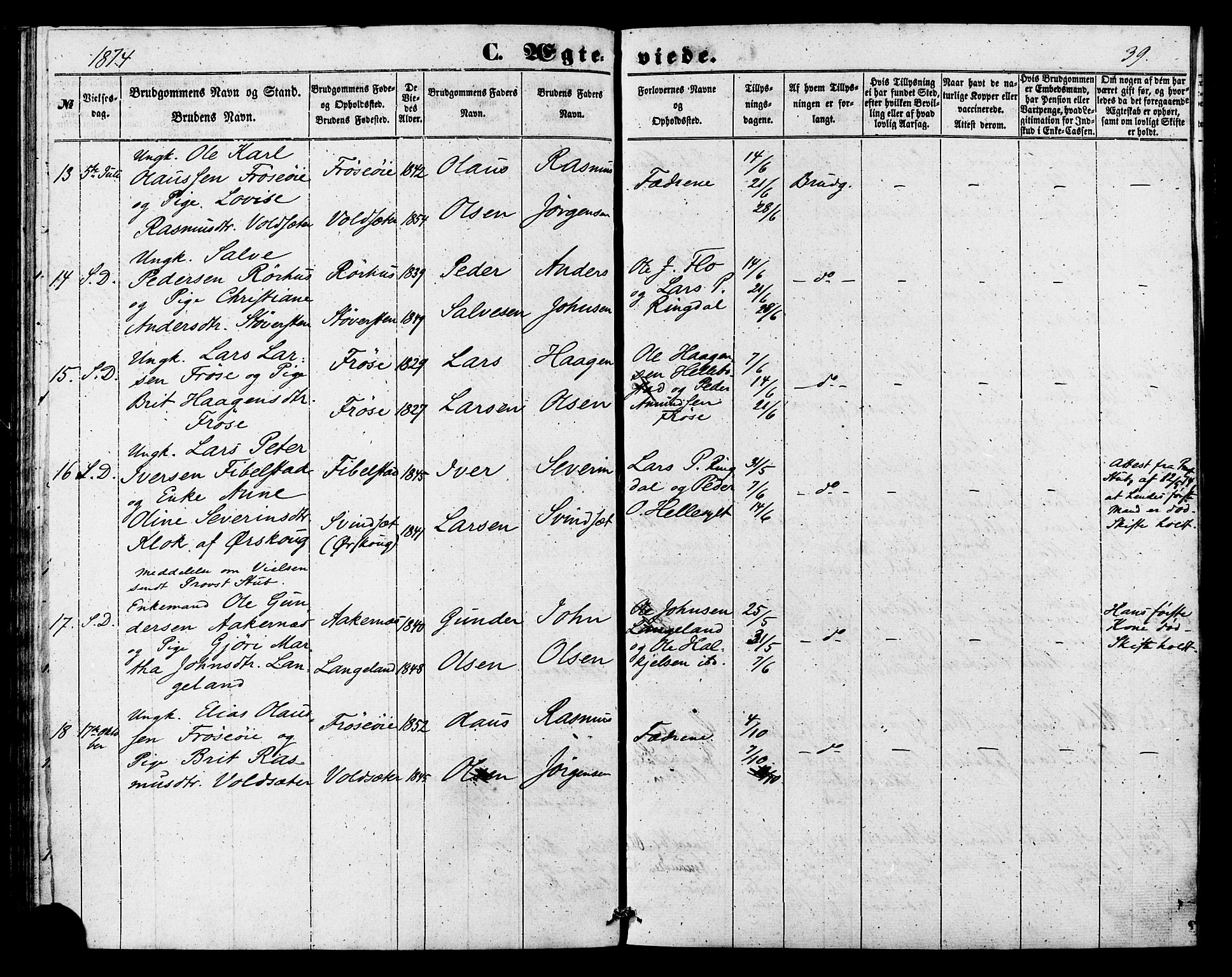 Ministerialprotokoller, klokkerbøker og fødselsregistre - Møre og Romsdal, AV/SAT-A-1454/517/L0224: Parish register (official) no. 517A04, 1853-1880, p. 39