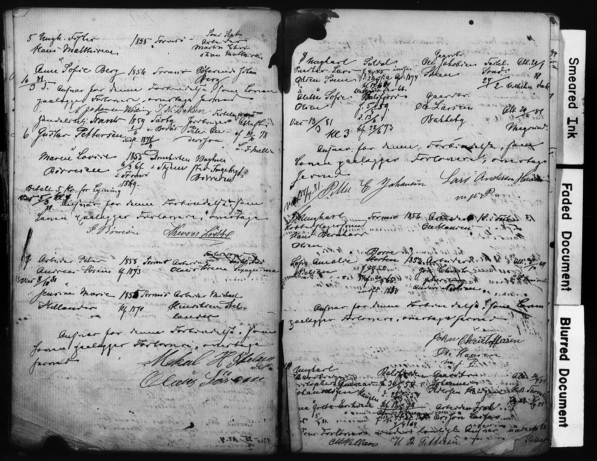 Tromsø sokneprestkontor/stiftsprosti/domprosti, AV/SATØ-S-1343/H/Hc/L0098: Banns register no. 98, 1872-1883