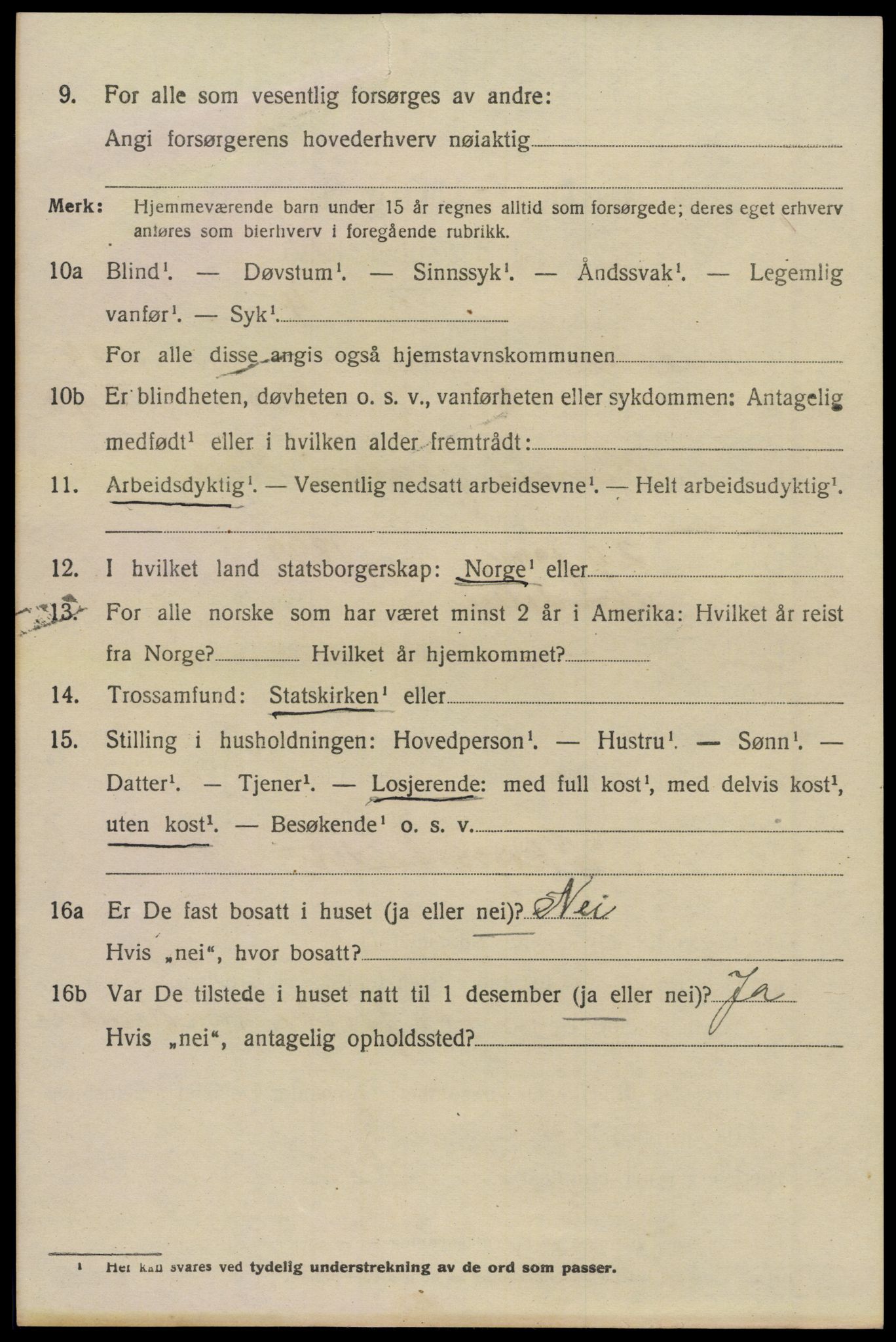 SAKO, 1920 census for Andebu, 1920, p. 6597