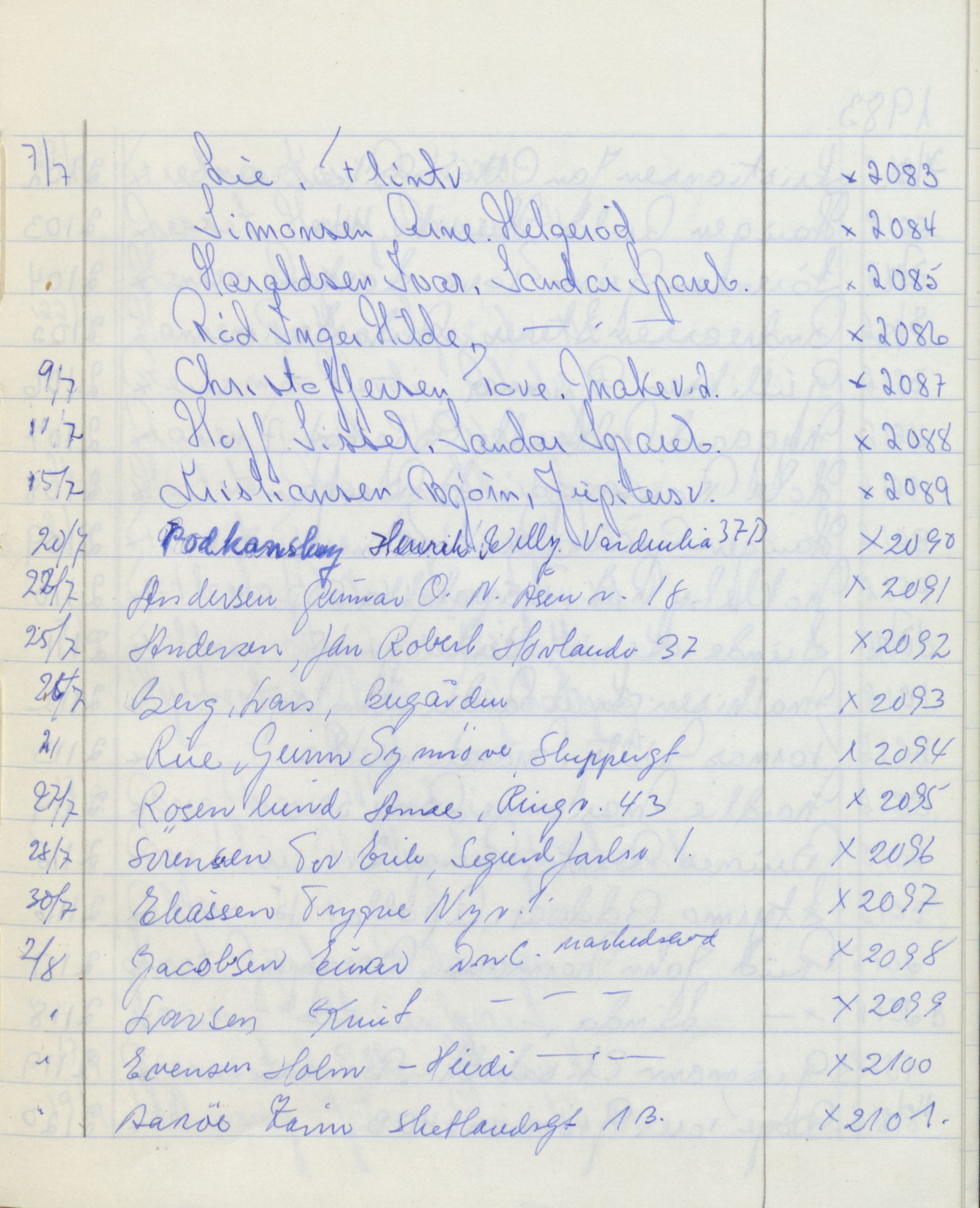 Pa 1494 - Jørgensen, Antonius. Fotograf, VEMU/A-2760/F/Fa, 1927-2004, p. 4067