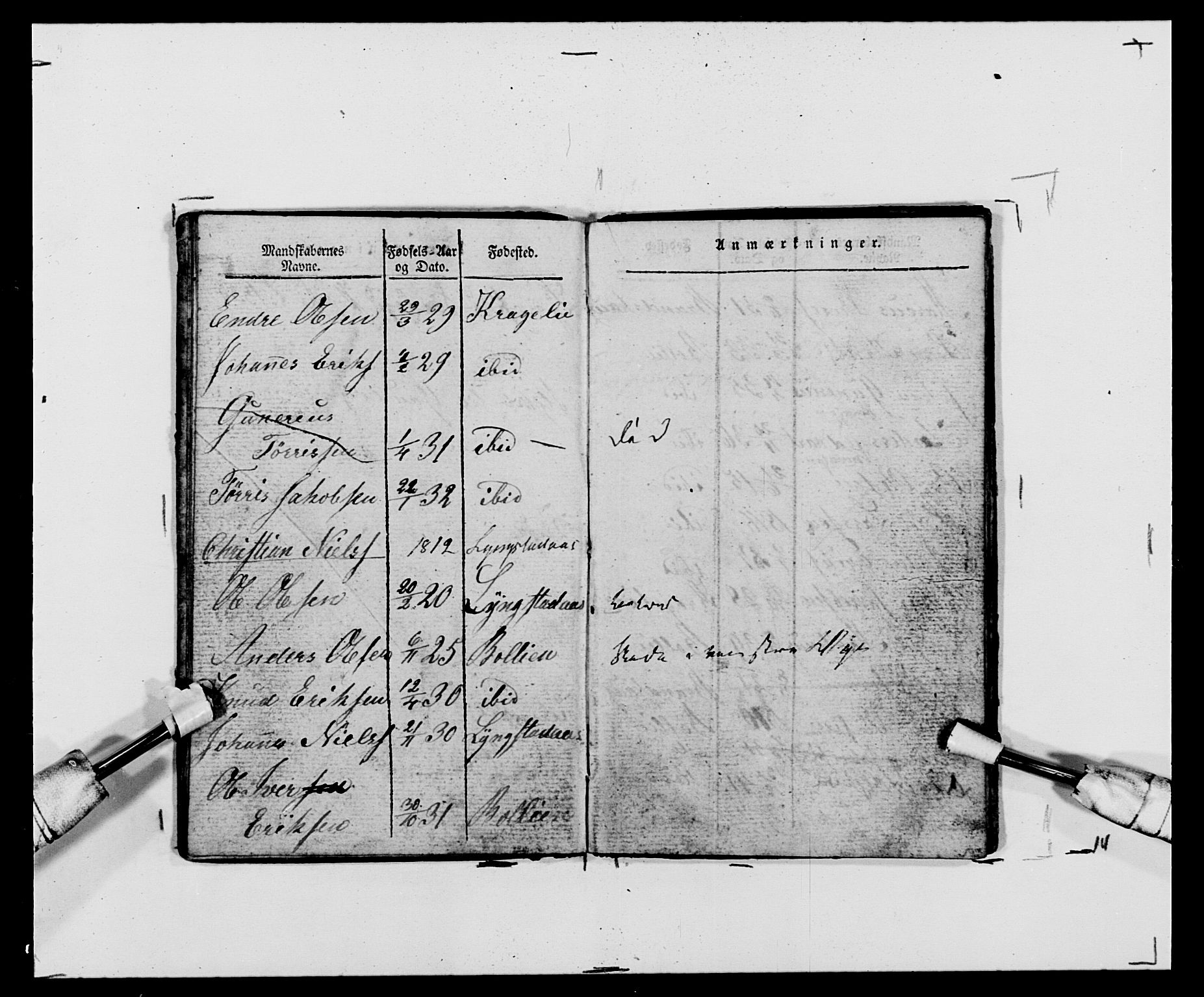 Generalitets- og kommissariatskollegiet, Det kongelige norske kommissariatskollegium, AV/RA-EA-5420/E/Eh/L0120: Tingvollske kompani, 1850-1870, p. 233