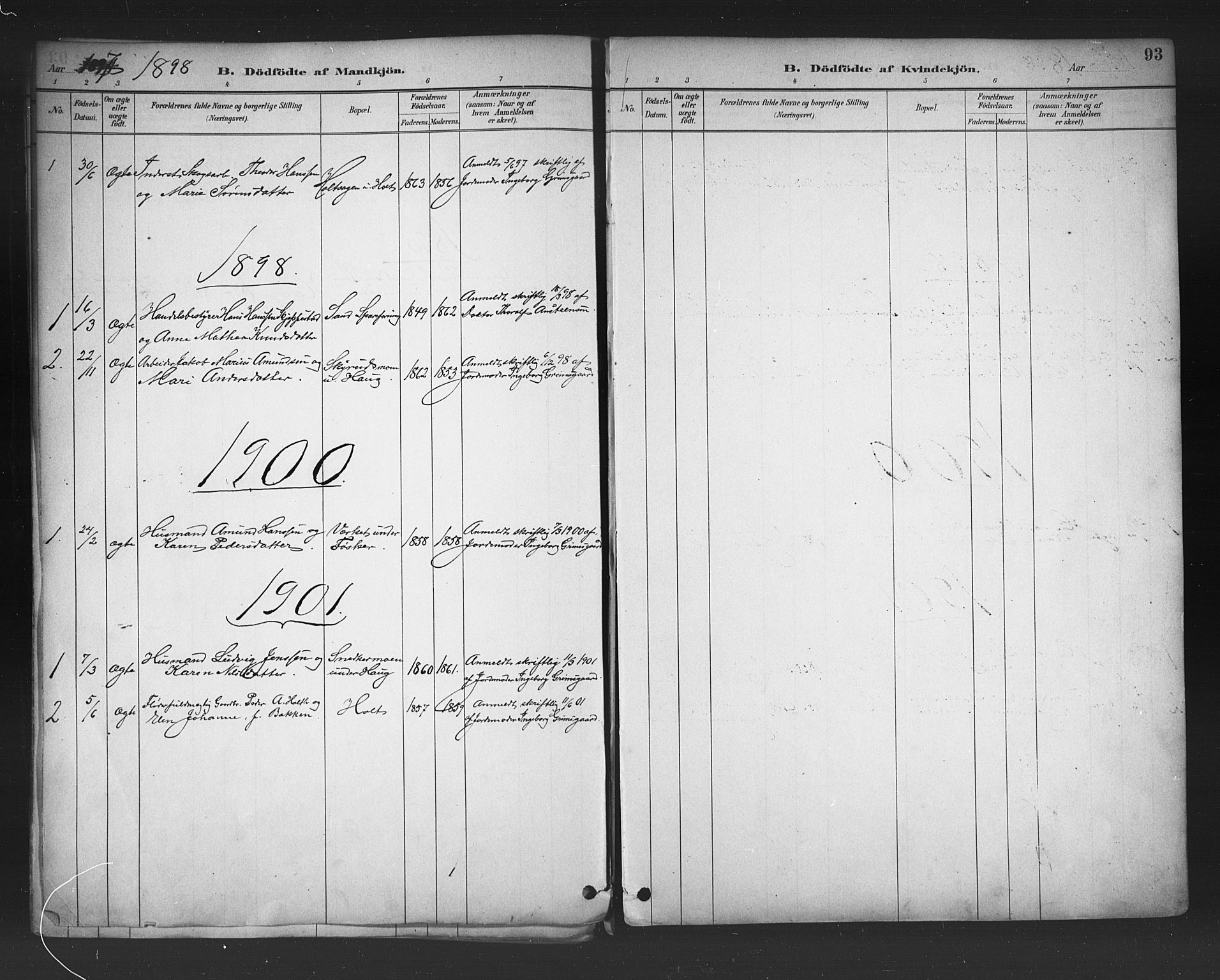 Nord-Odal prestekontor, AV/SAH-PREST-032/H/Ha/Haa/L0006: Parish register (official) no. 6, 1886-1901, p. 93