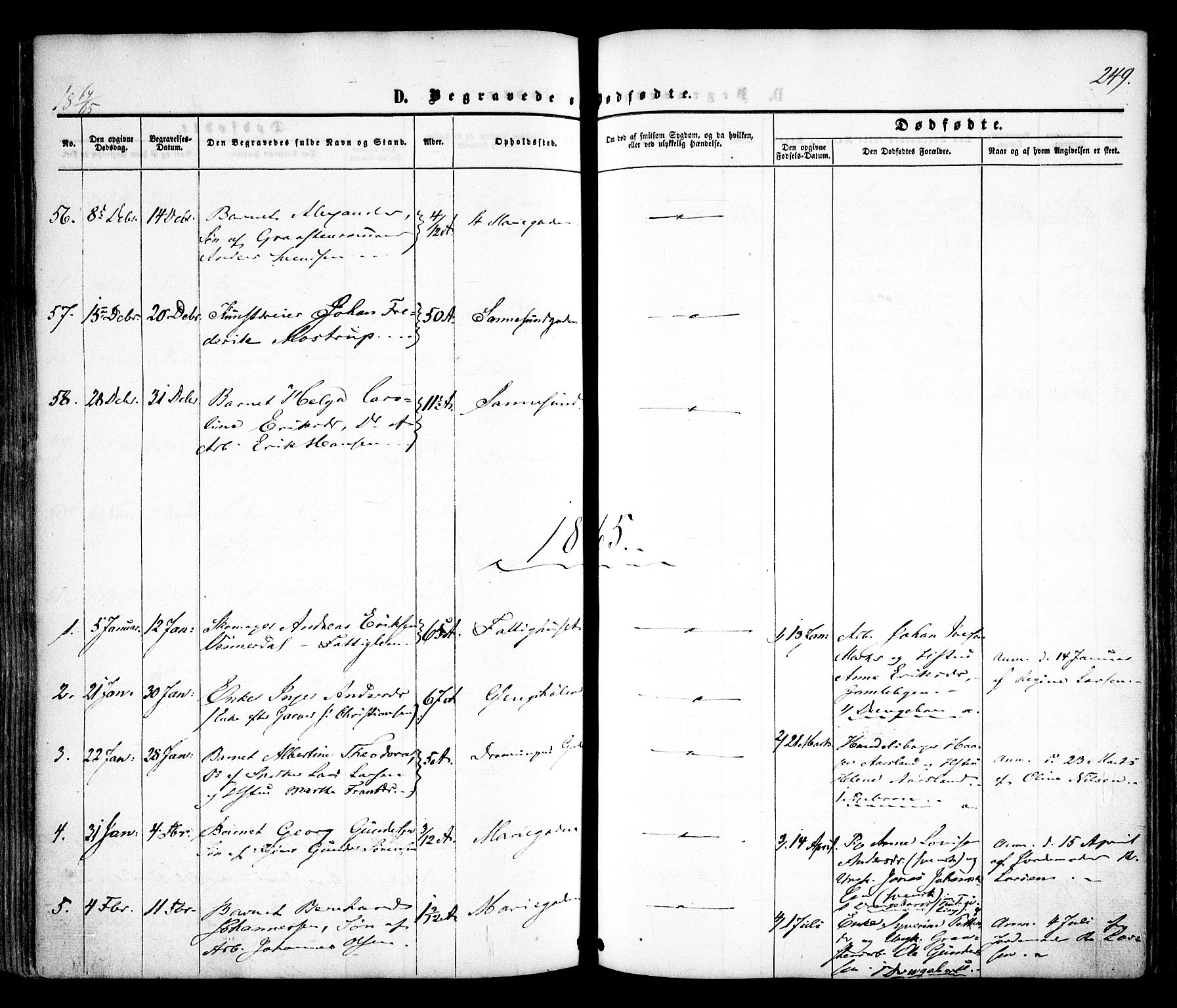 Sarpsborg prestekontor Kirkebøker, AV/SAO-A-2006/F/Fa/L0001: Parish register (official) no. 1, 1859-1868, p. 249