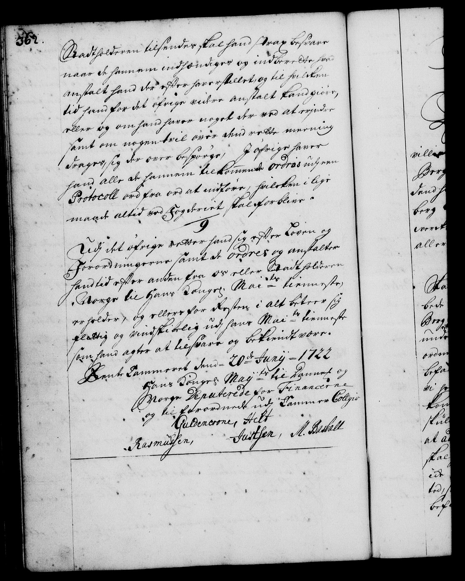 Rentekammeret, Kammerkanselliet, AV/RA-EA-3111/G/Gg/Ggi/L0001: Norsk instruksjonsprotokoll med register (merket RK 53.34), 1720-1729, p. 362