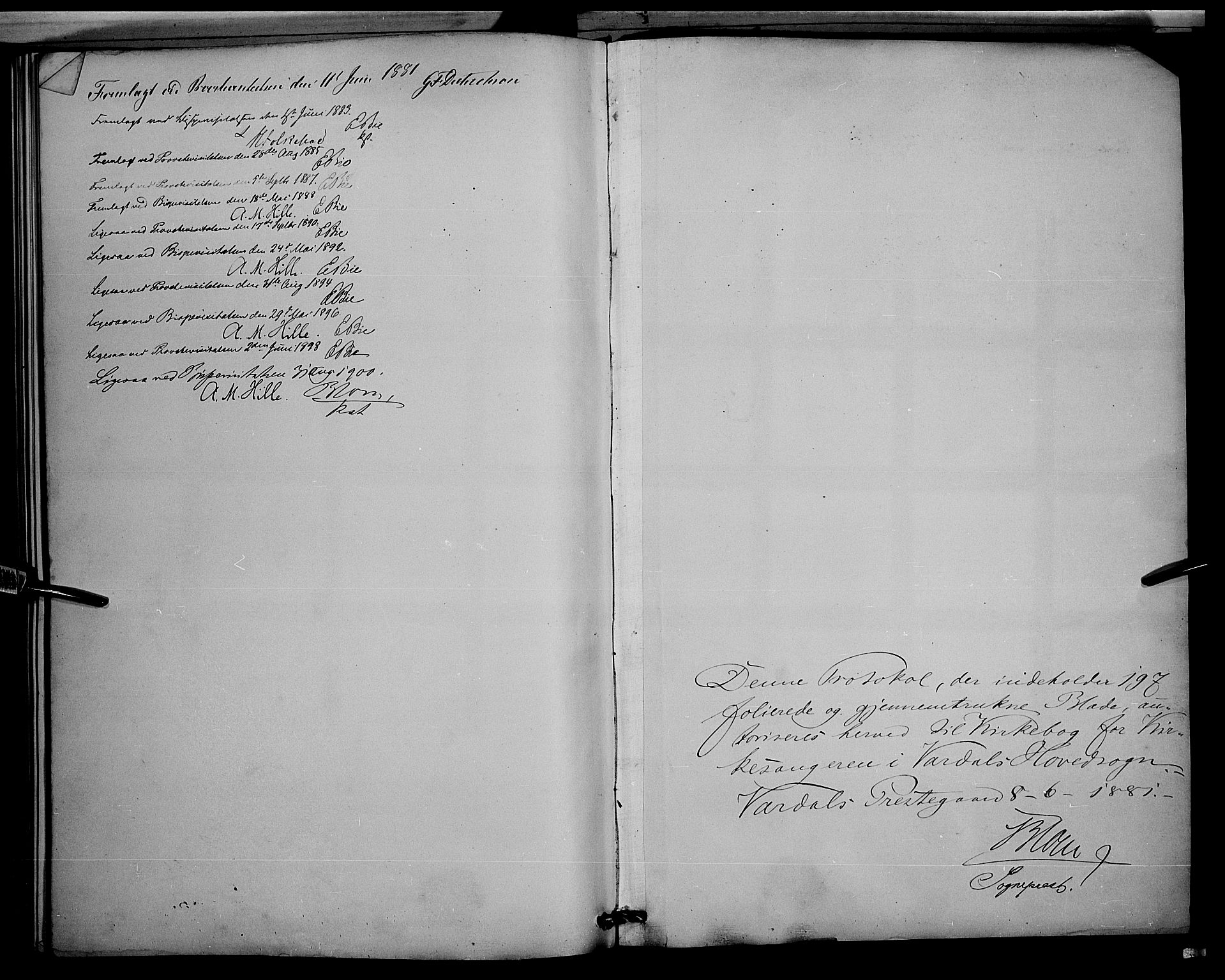 Vardal prestekontor, SAH/PREST-100/H/Ha/Hab/L0008: Parish register (copy) no. 8, 1881-1898