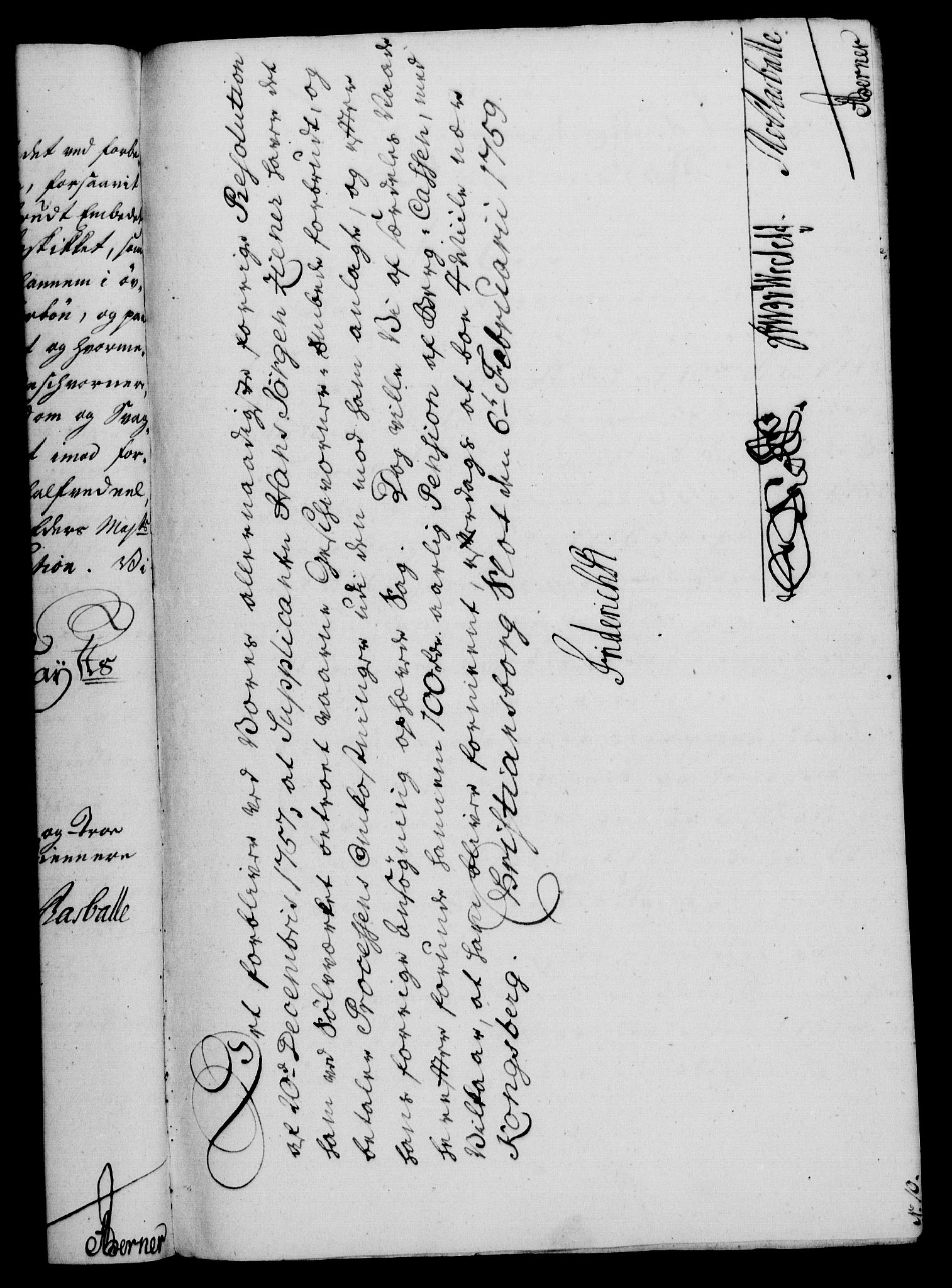 Rentekammeret, Kammerkanselliet, RA/EA-3111/G/Gf/Gfa/L0041: Norsk relasjons- og resolusjonsprotokoll (merket RK 52.41), 1759, p. 125