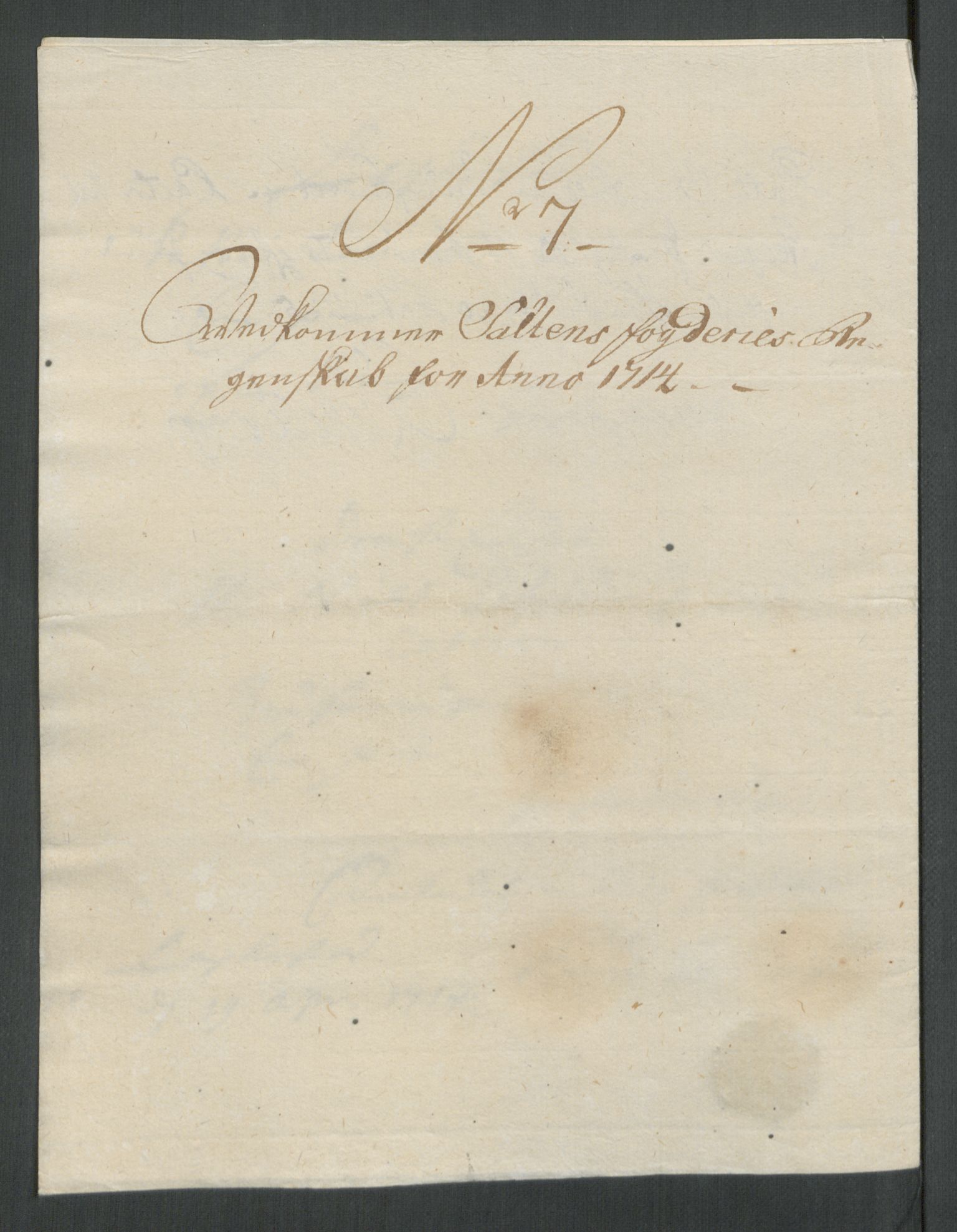 Rentekammeret inntil 1814, Reviderte regnskaper, Fogderegnskap, AV/RA-EA-4092/R66/L4584: Fogderegnskap Salten, 1714, p. 98