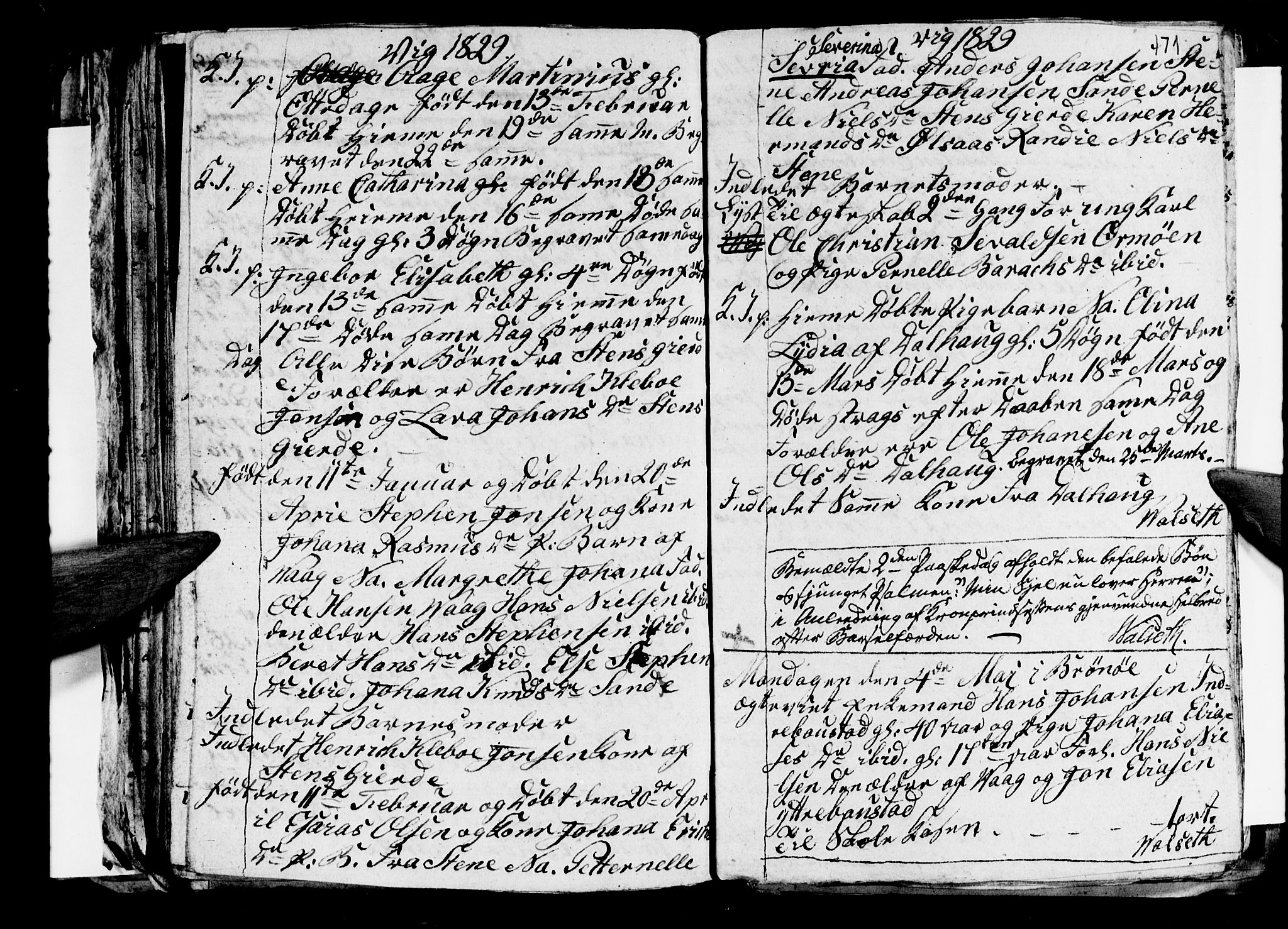 Ministerialprotokoller, klokkerbøker og fødselsregistre - Nordland, AV/SAT-A-1459/812/L0185: Parish register (copy) no. 812C03, 1815-1837, p. 171
