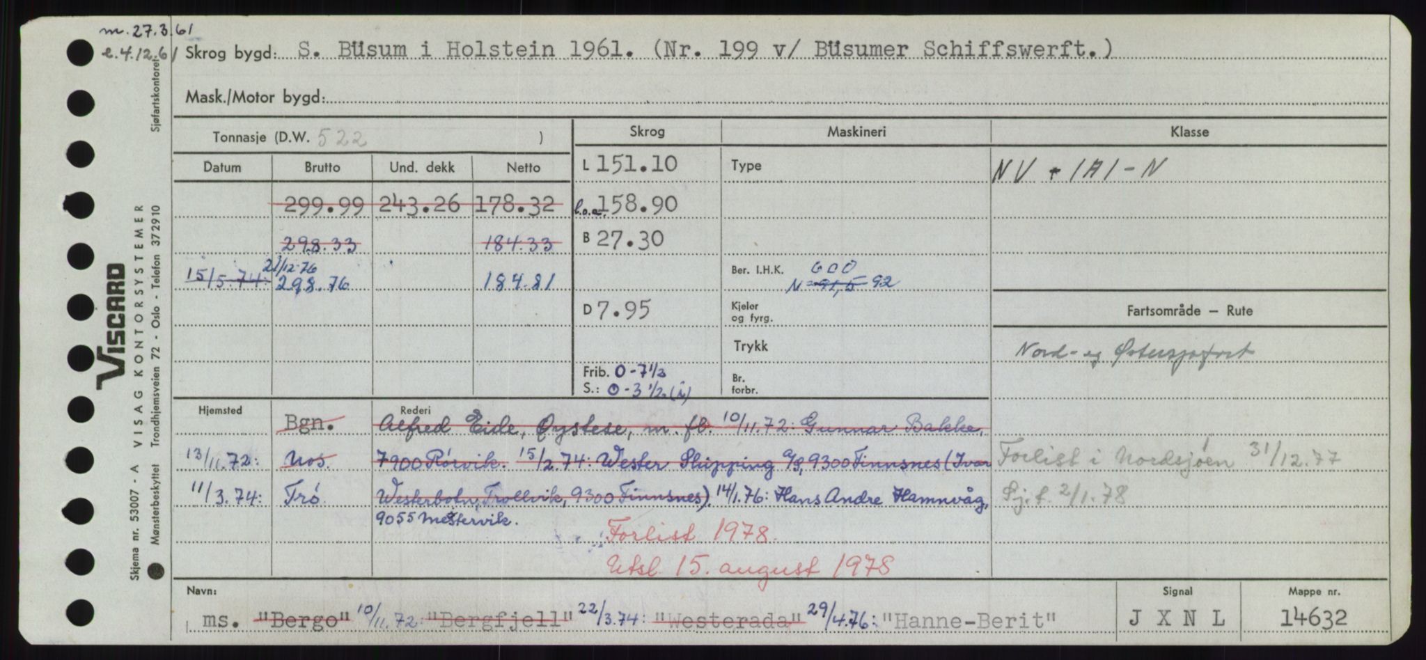 Sjøfartsdirektoratet med forløpere, Skipsmålingen, AV/RA-S-1627/H/Hd/L0014: Fartøy, H-Havl, p. 207