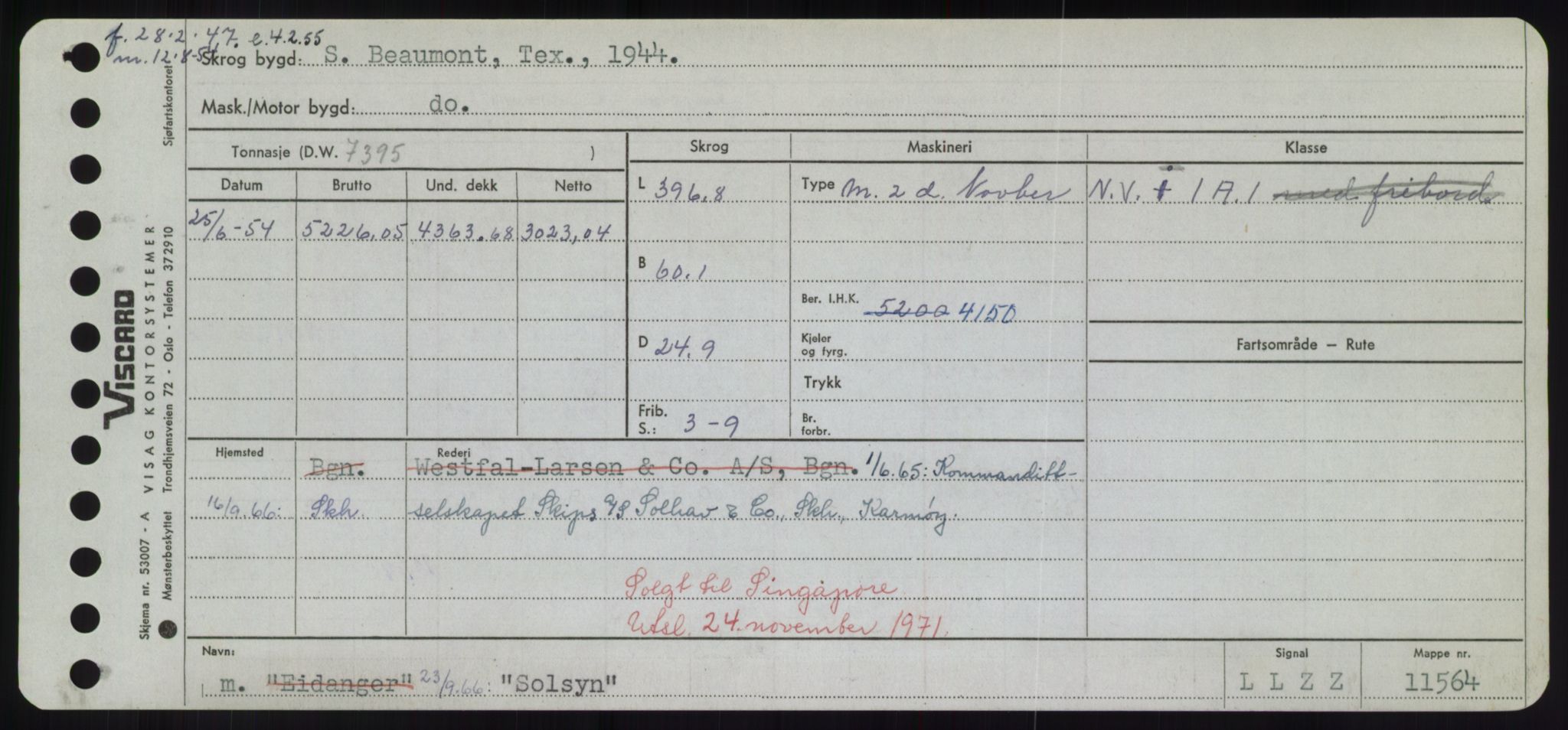 Sjøfartsdirektoratet med forløpere, Skipsmålingen, RA/S-1627/H/Hd/L0035: Fartøy, Sma-Spu, p. 309