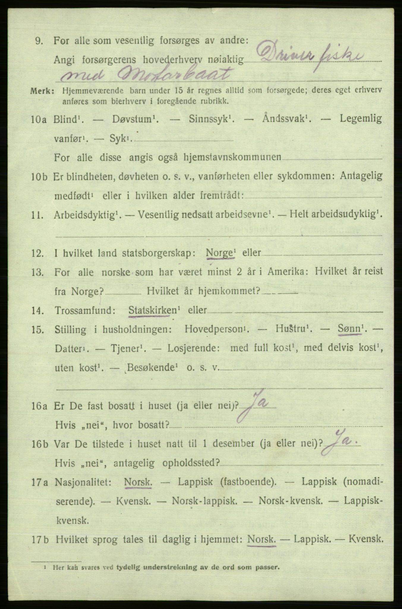 SATØ, 1920 census for Måsøy, 1920, p. 3329