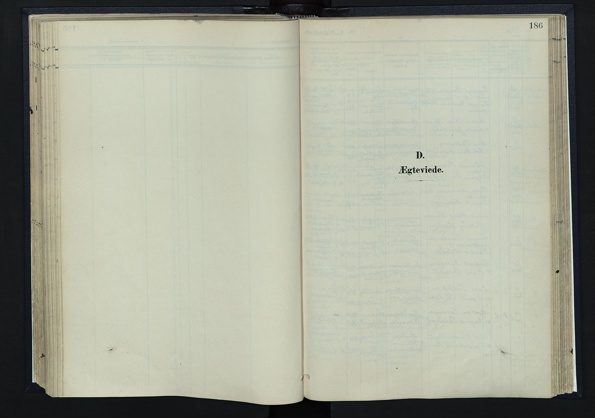 Tynset prestekontor, AV/SAH-PREST-058/H/Ha/Haa/L0025: Parish register (official) no. 25, 1900-1914, p. 186