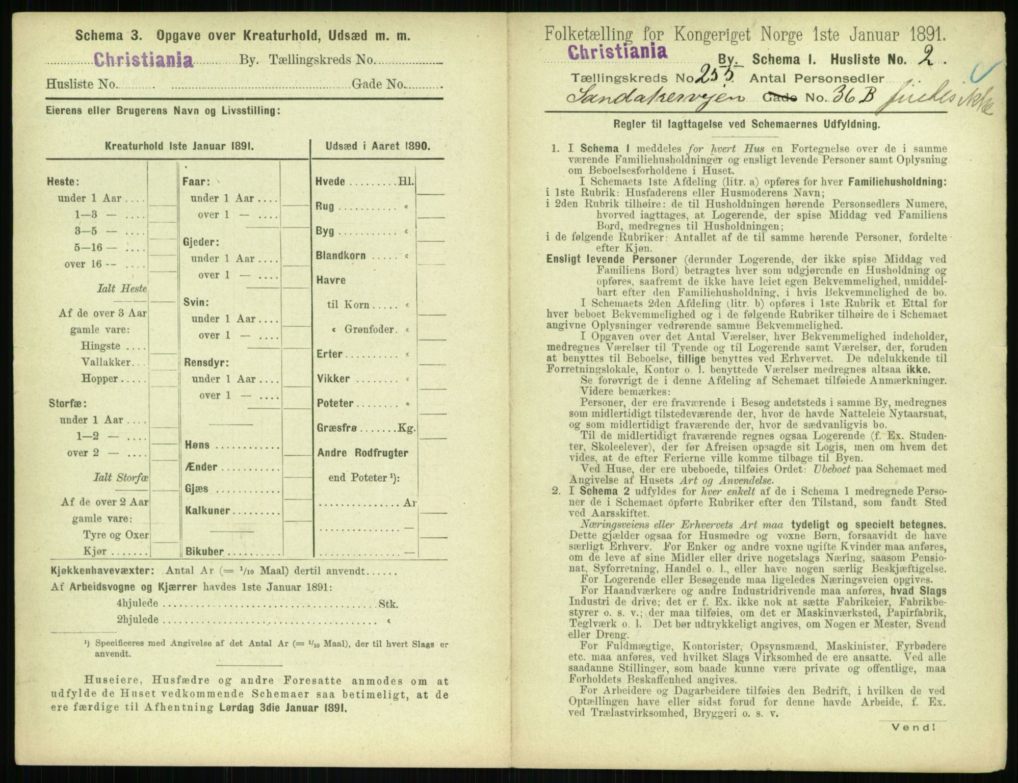 RA, 1891 census for 0301 Kristiania, 1891, p. 154975