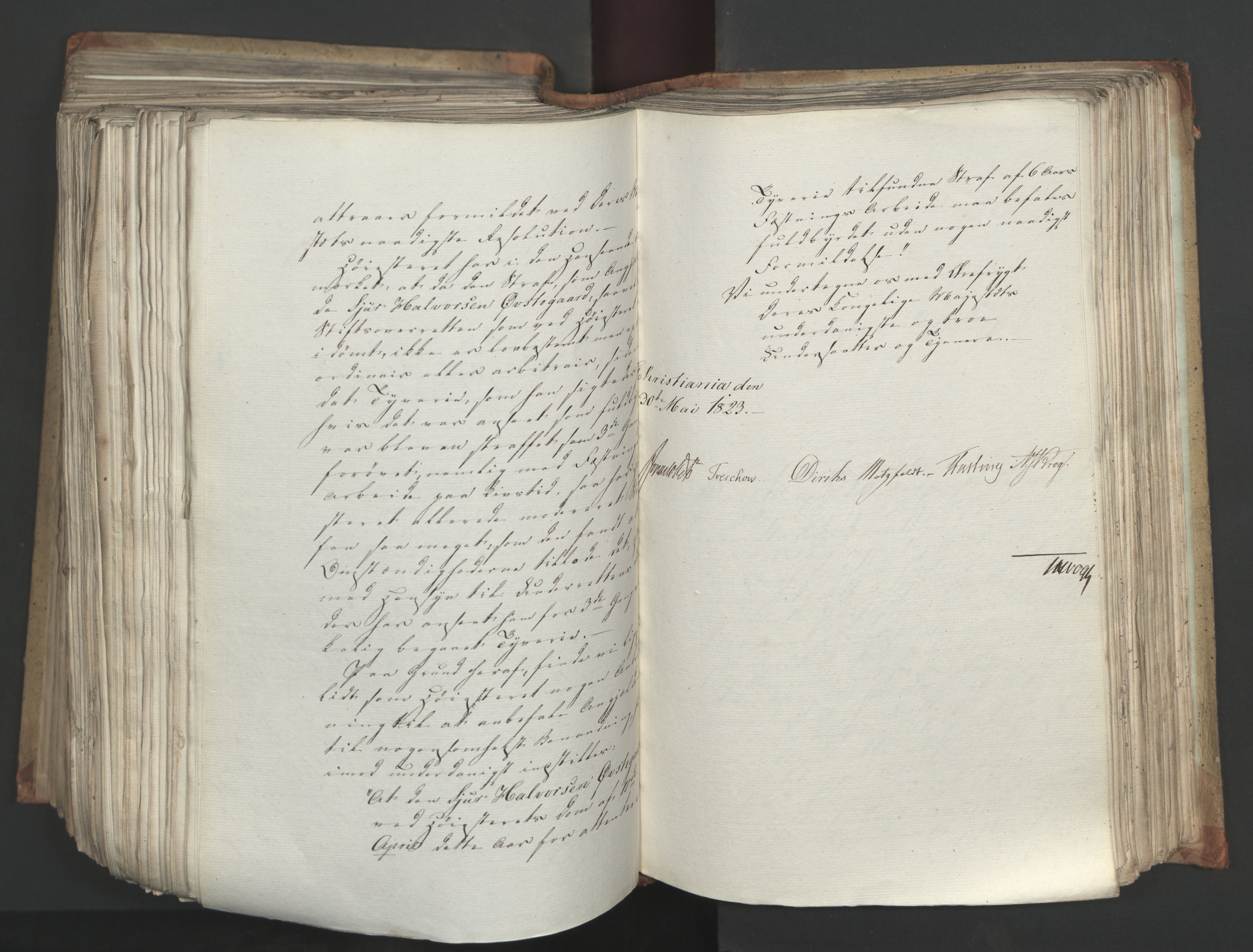 Statsrådsavdelingen i Stockholm, AV/RA-S-1003/D/Da/L0034: Regjeringsinnstillinger nr. 275-540, 1823, p. 489